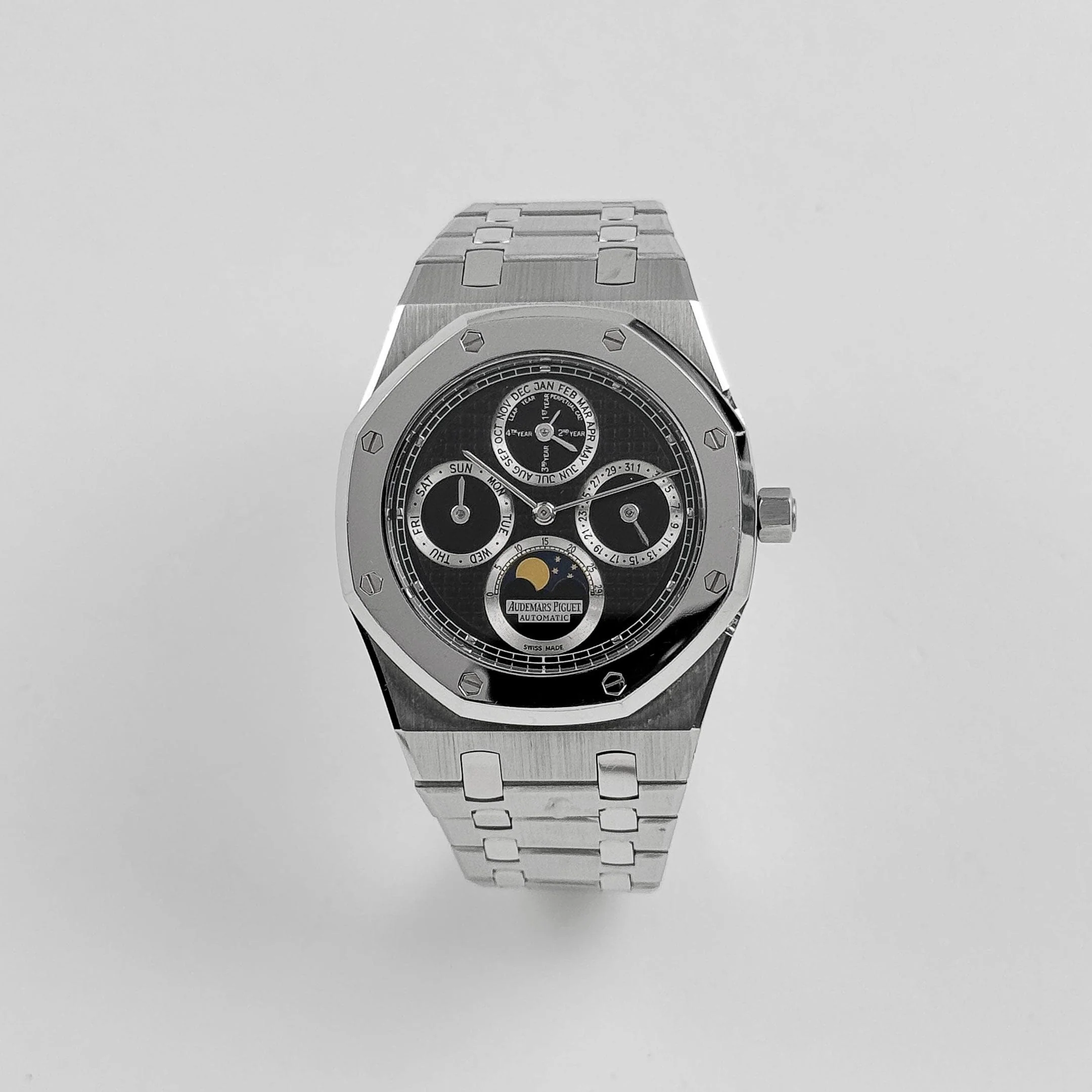 Audemars Piguet Royal Oak Perpetual Calendar 25820SP.O.0944SP.01 Stainless Steel Platinum Black Dial
