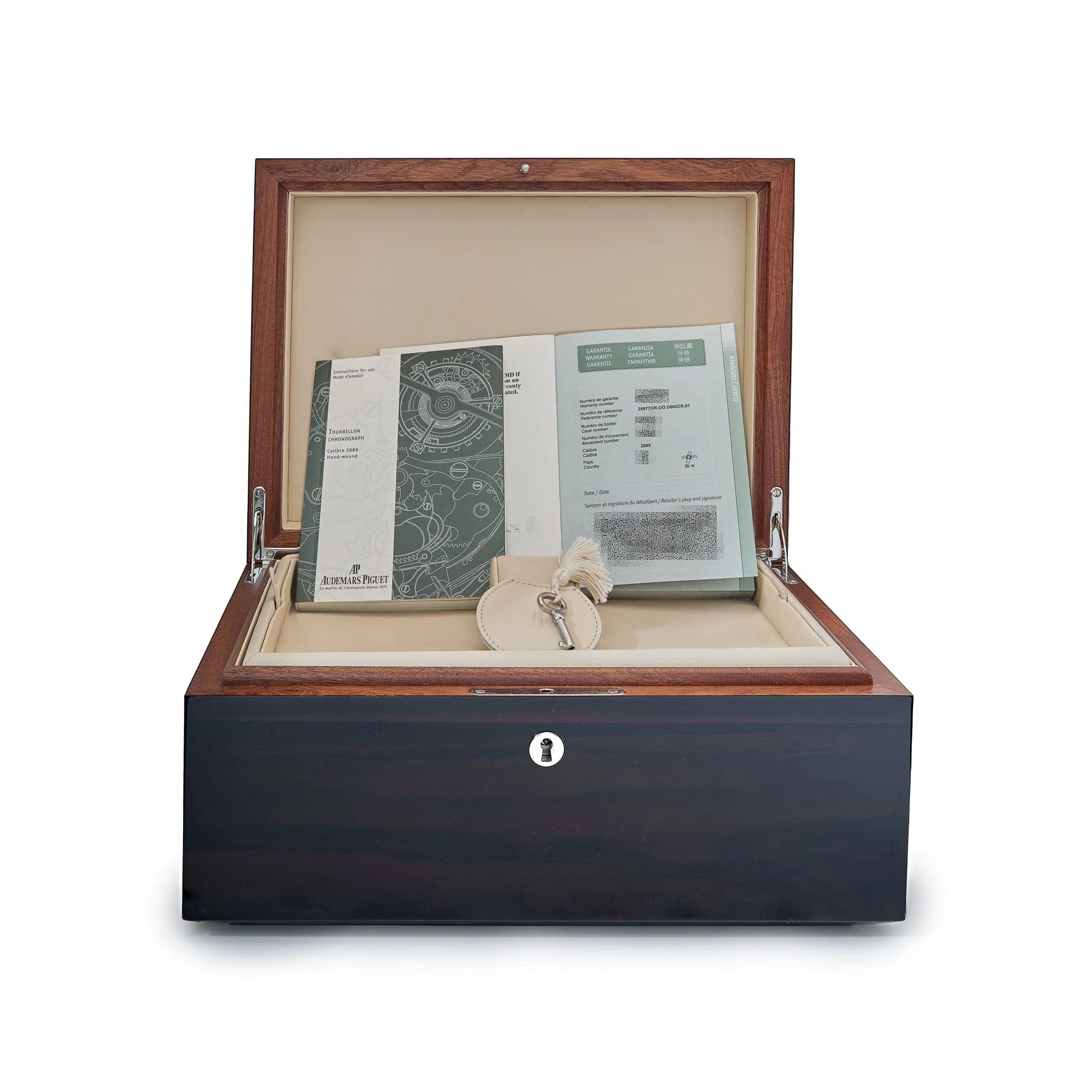 Audemars Piguet Royal Oak 25977OR.OO.D002CR.01 Chronograph Tourbillon Rose Gold Black Dial