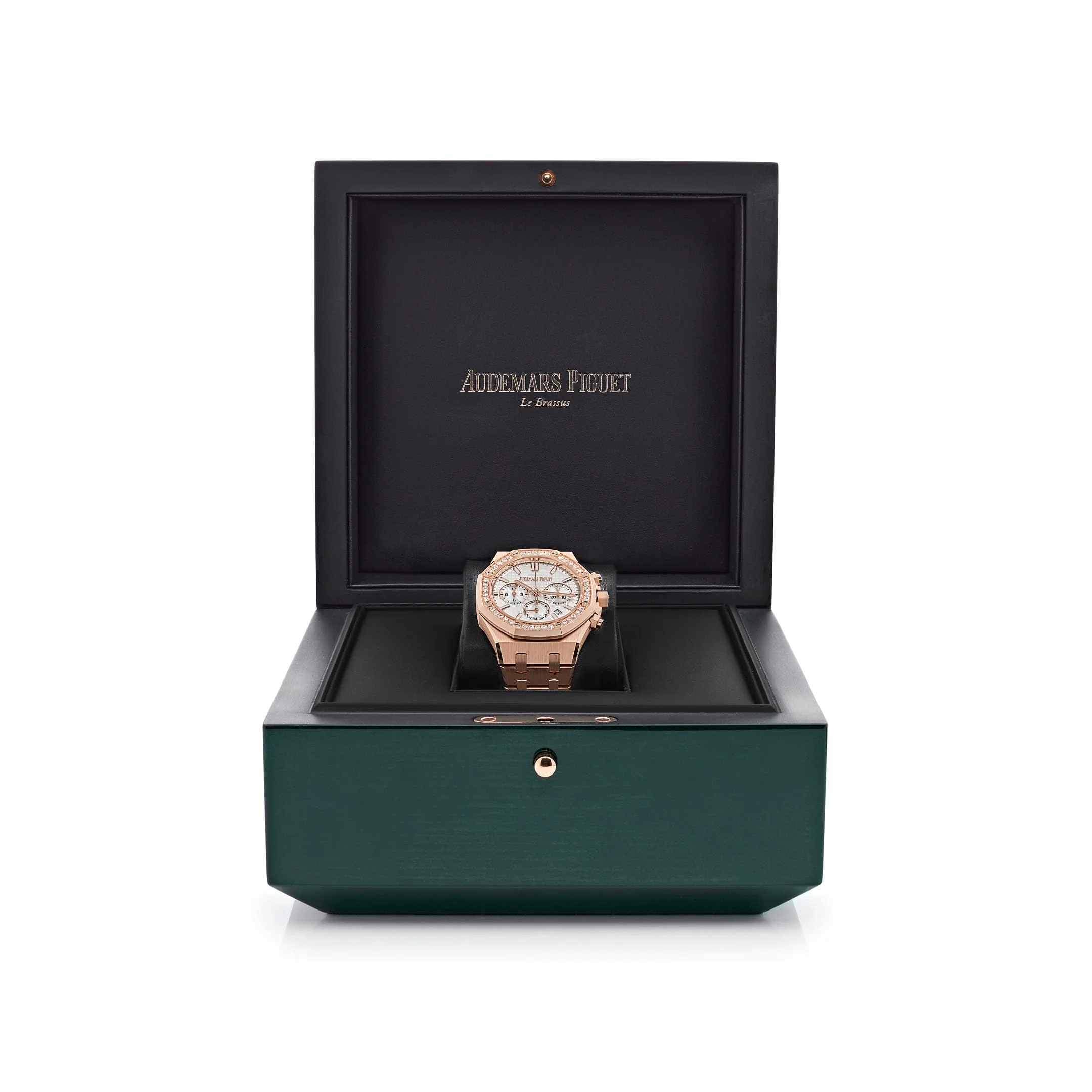 Audemars Piguet Royal Oak 26715OR.ZZ.1356OR.01 Chronograph Rose Gold Diamond Bezel (2024)