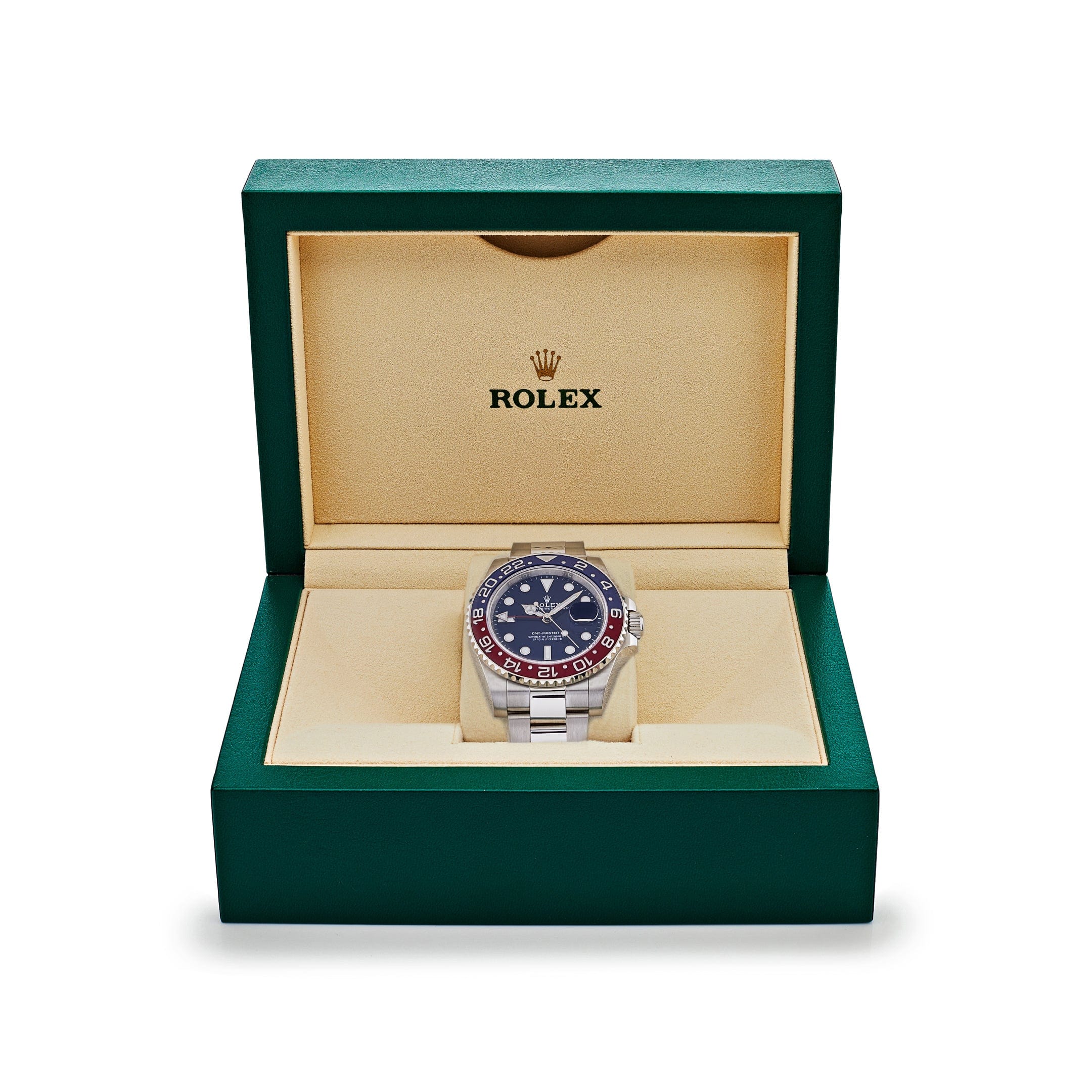 Rolex GMT-Master II 116719BLRO Pepsi White Gold Blue Dial Oyster