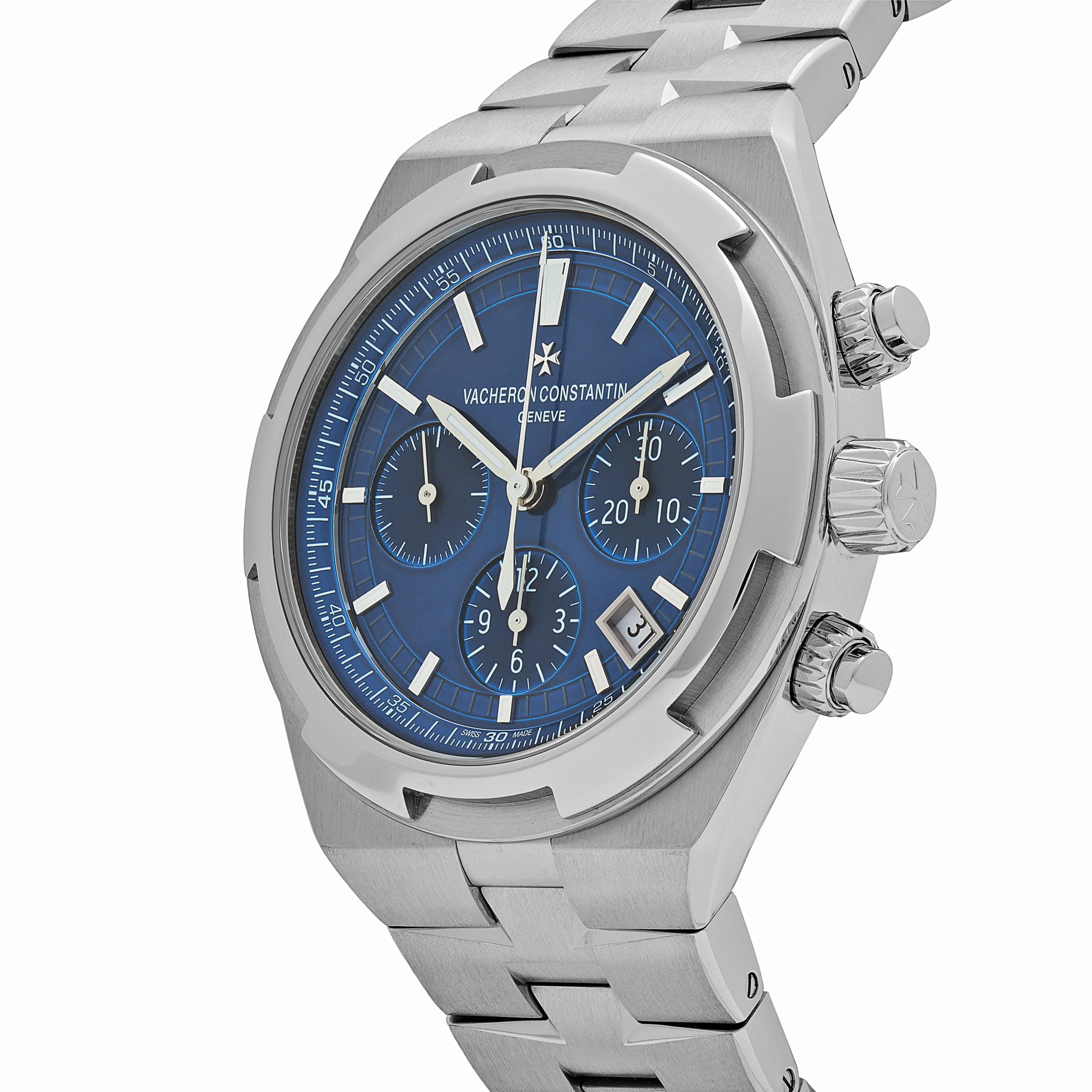 Vacheron Constantin Overseas Chronograph 5500V/110A-B148 Stainless Steel Blue Dial
