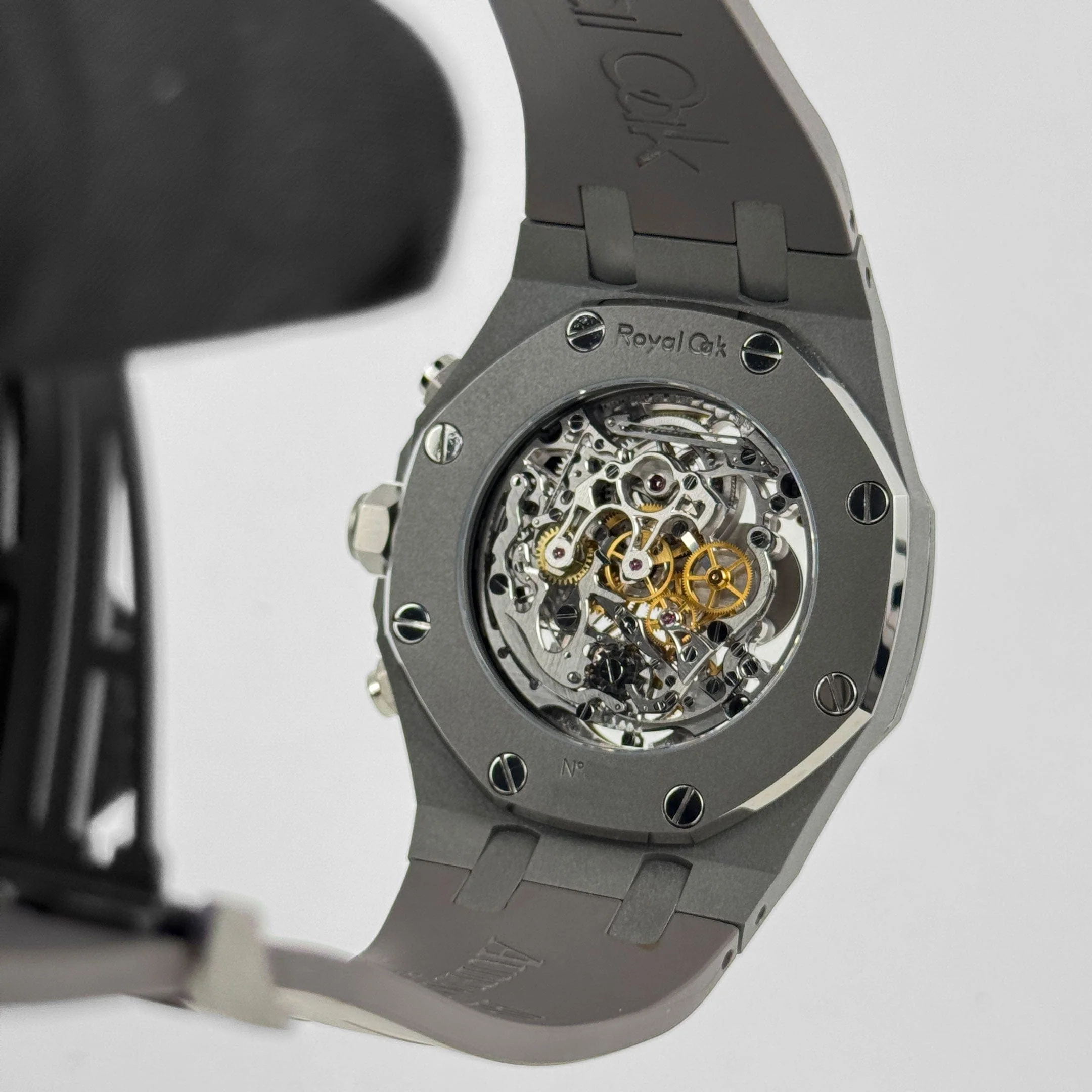 Audemars Piguet Royal Oak 26347TI.OO.D004CR.01 Tourbillon Chronograph Titanium Openworked Dial Boutique Only Edition