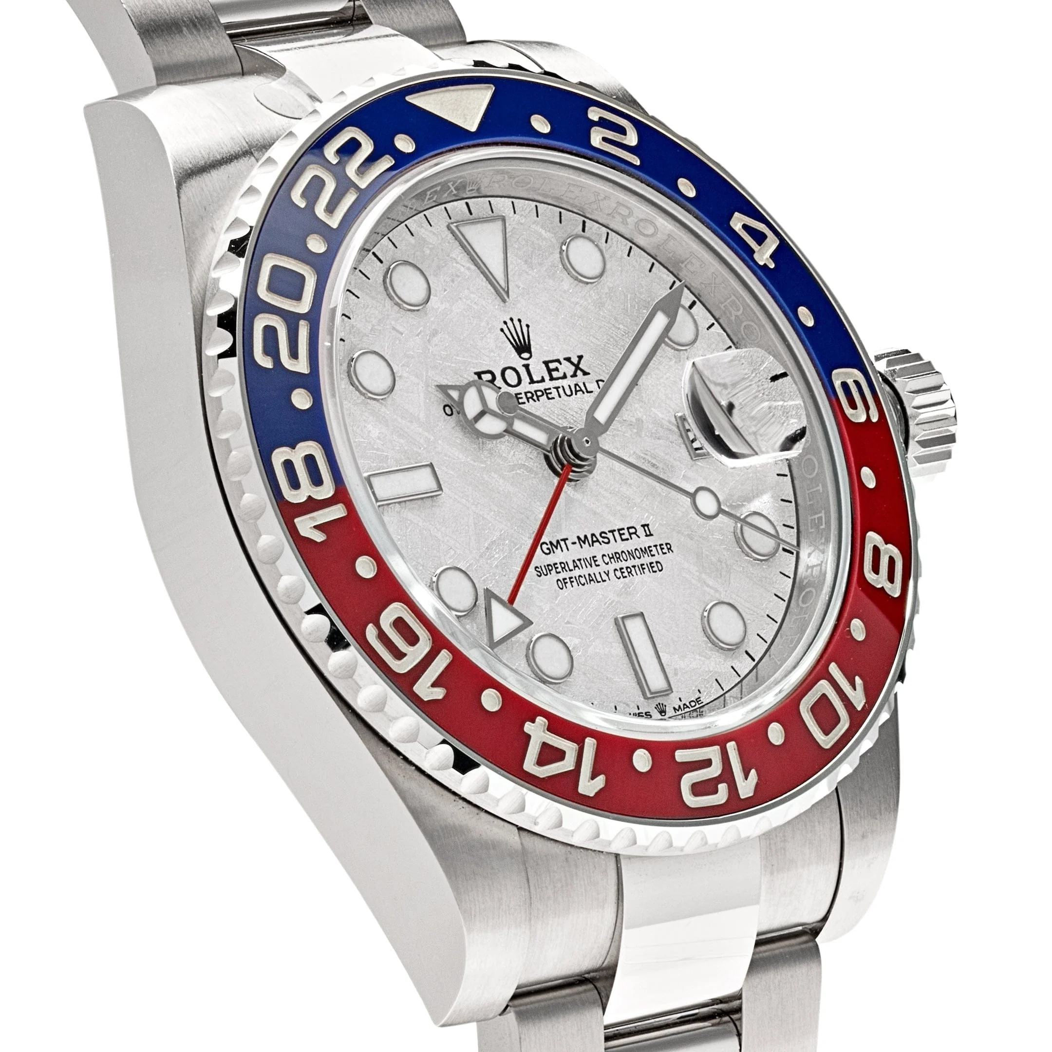 Rolex GMT-Master II 126719BLRO 'Pepsi' White Gold Meteorite Dial