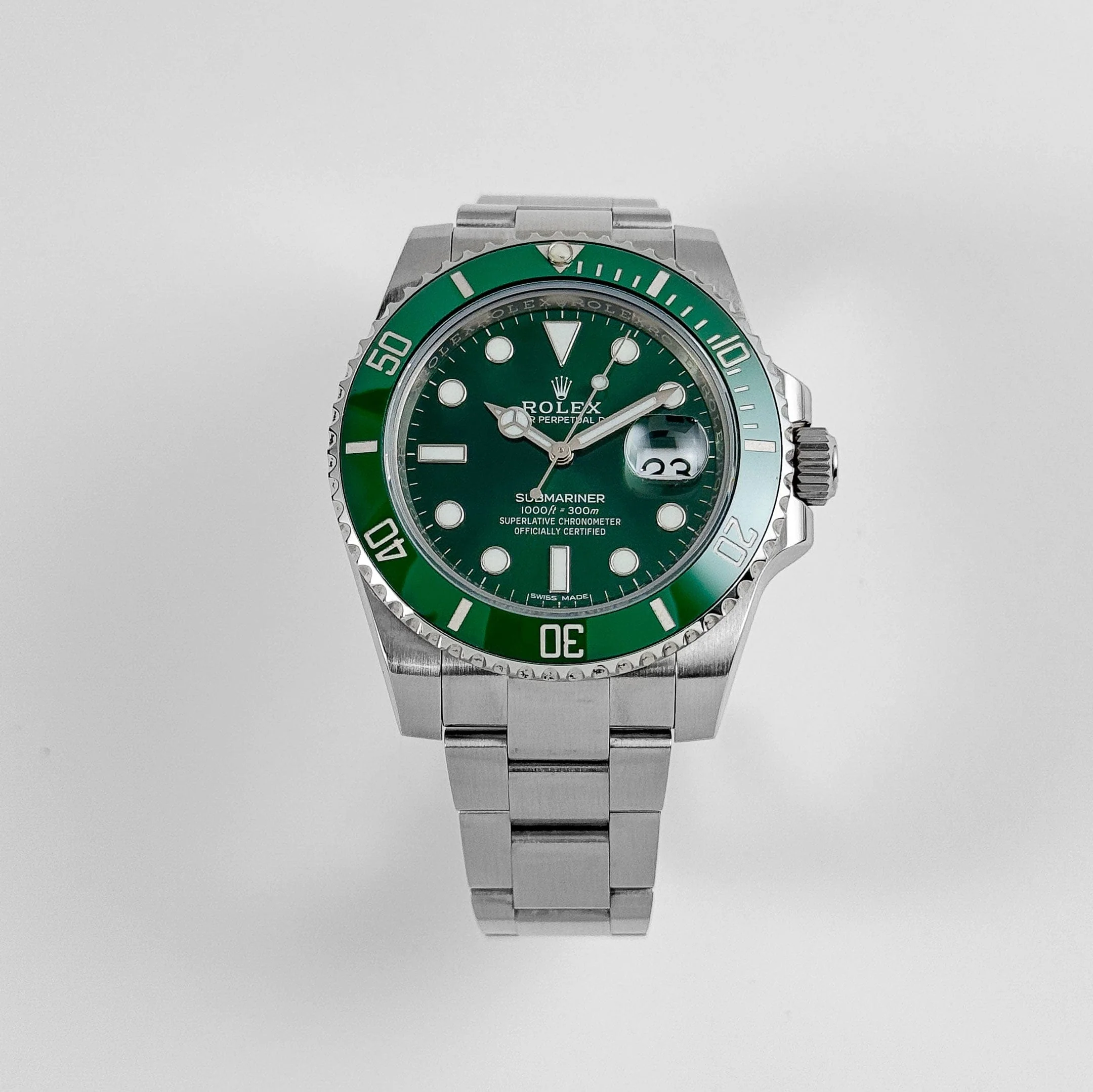 Rolex Submariner Date 116610LV 'Hulk' Stainless Steel Green Dial (2017)