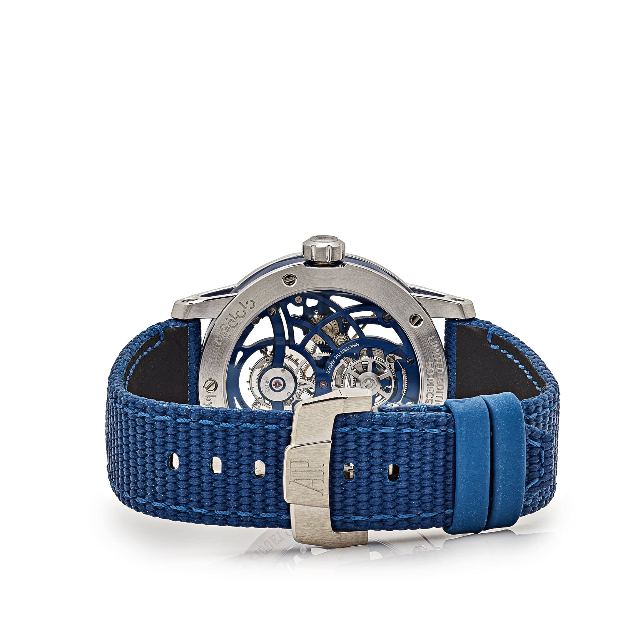 Audemars Piguet Code 11.59 Tourbillon Openworked 26600NB.OO.D346KB.01 White Gold Blue Ceramic Limited Edition of 50