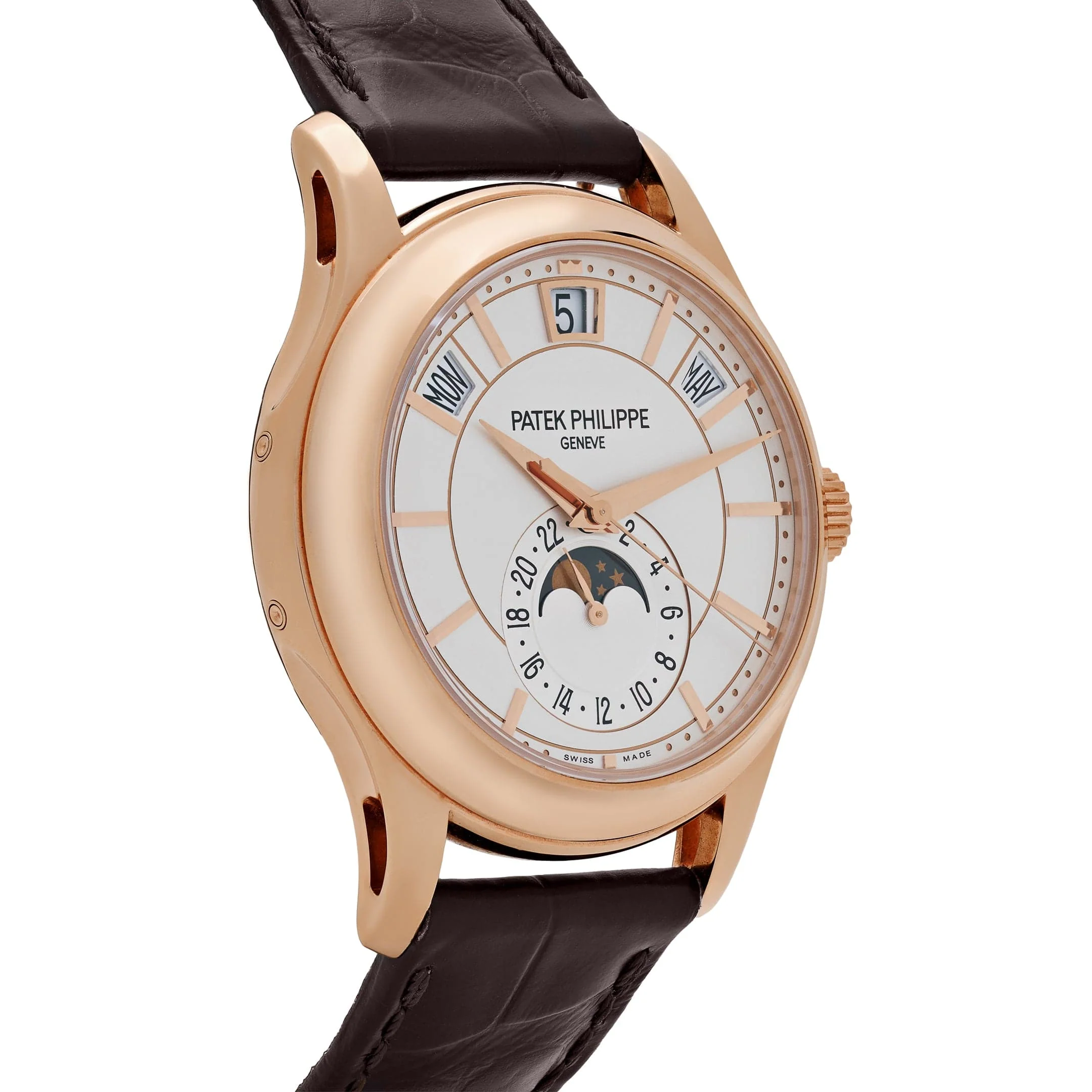 Patek Philippe Complications 5205R-001 Annual Calendar Rose Gold White Dial