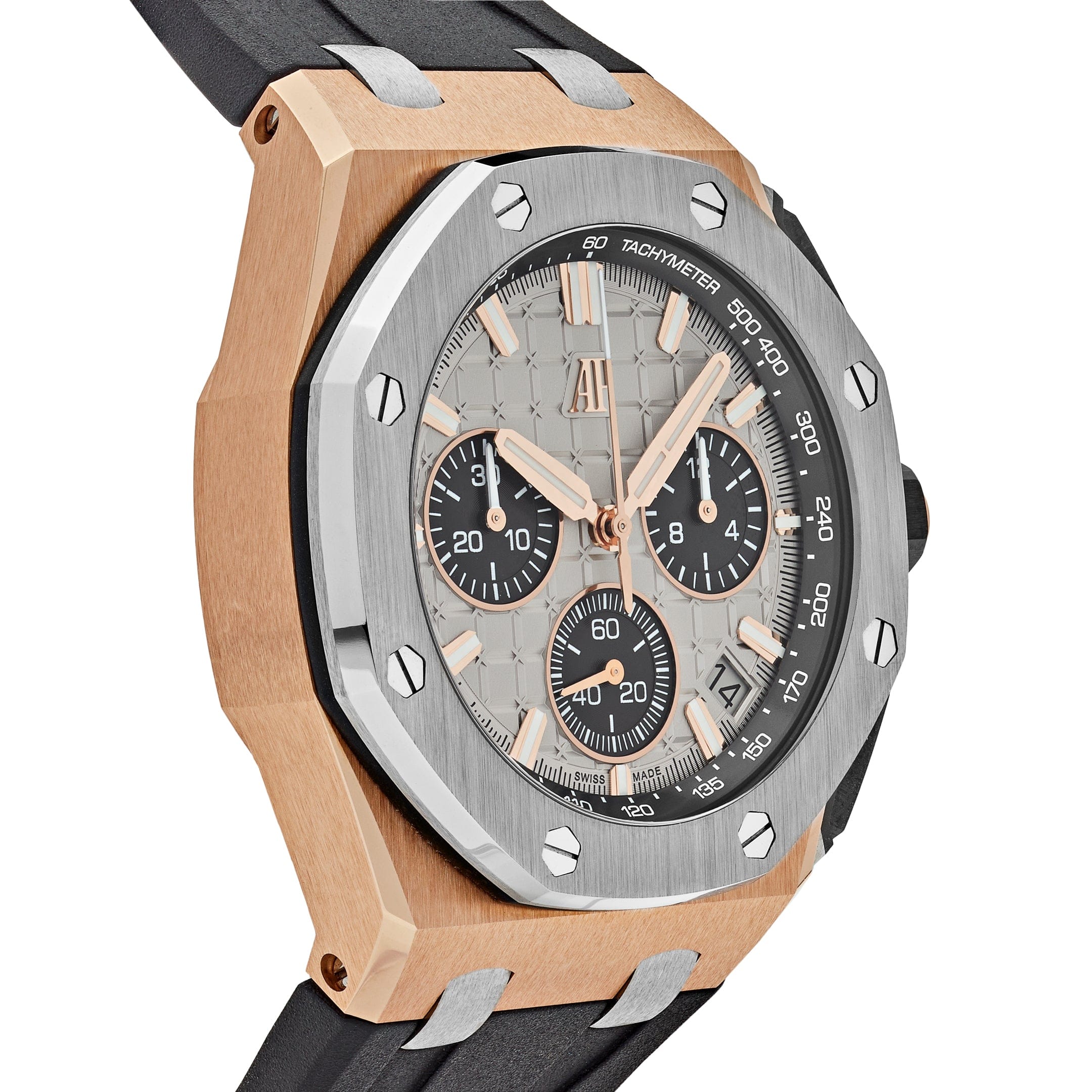 Audemars Piguet Royal Oak Offshore 26420OI.OO.A015VE.01 Chronograph Rose Gold Grey Dial
