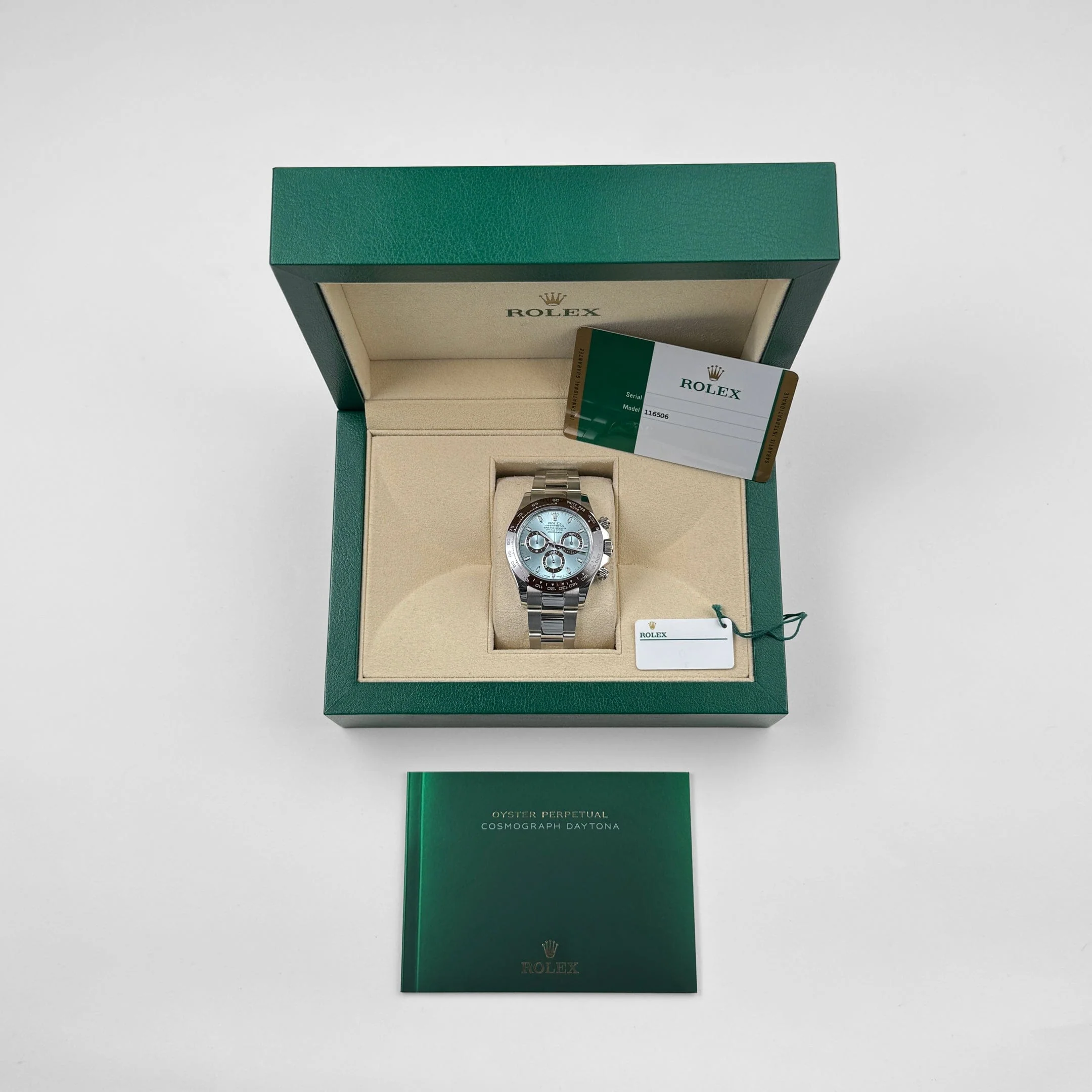 Rolex Daytona 116506 Platinum Ice Blue Dial (2019)