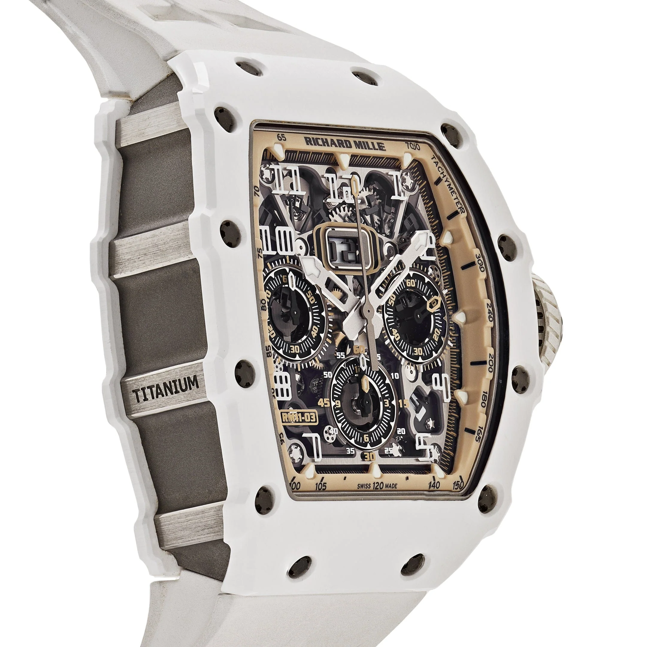 Richard Mille RM 11-03 'Last White Edition' Automatic Flyback Chronograph White Ceramic Limited Edition of 33 pieces