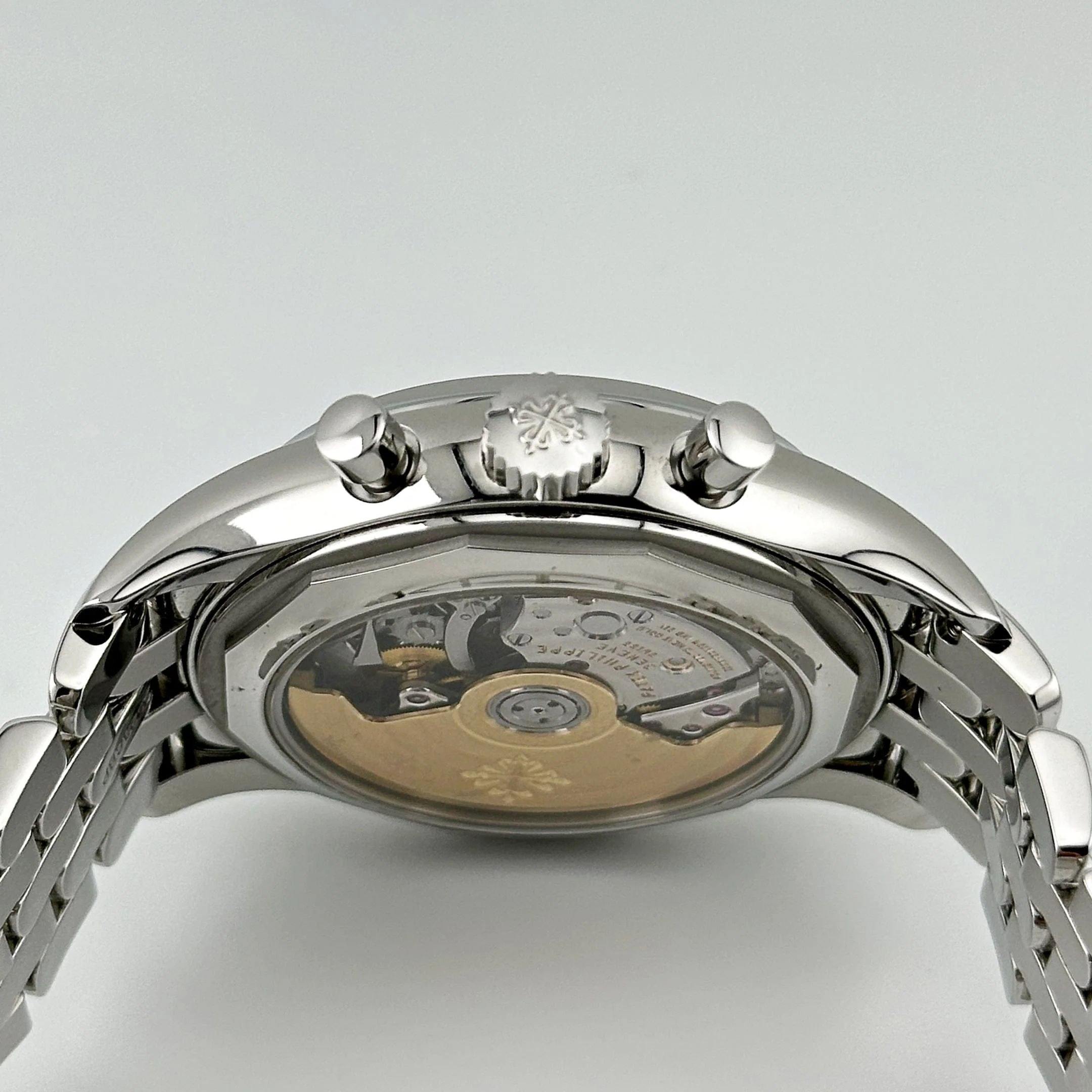 Patek Philippe 5960/1A-001 Annual Calendar Chronograph Stainless Steel White Dial