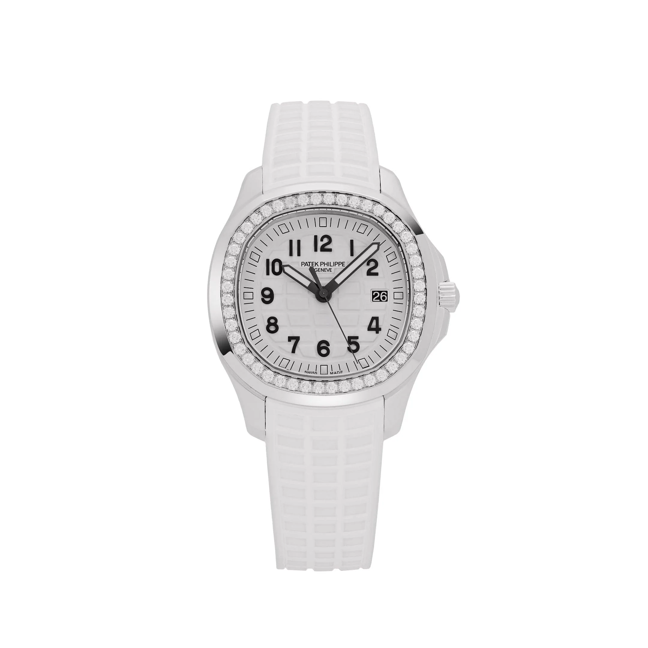 Patek Philippe Aquanaut Luce 5267/200A-010 Stainless Steel White Dial Diamond Bezel (2025)
