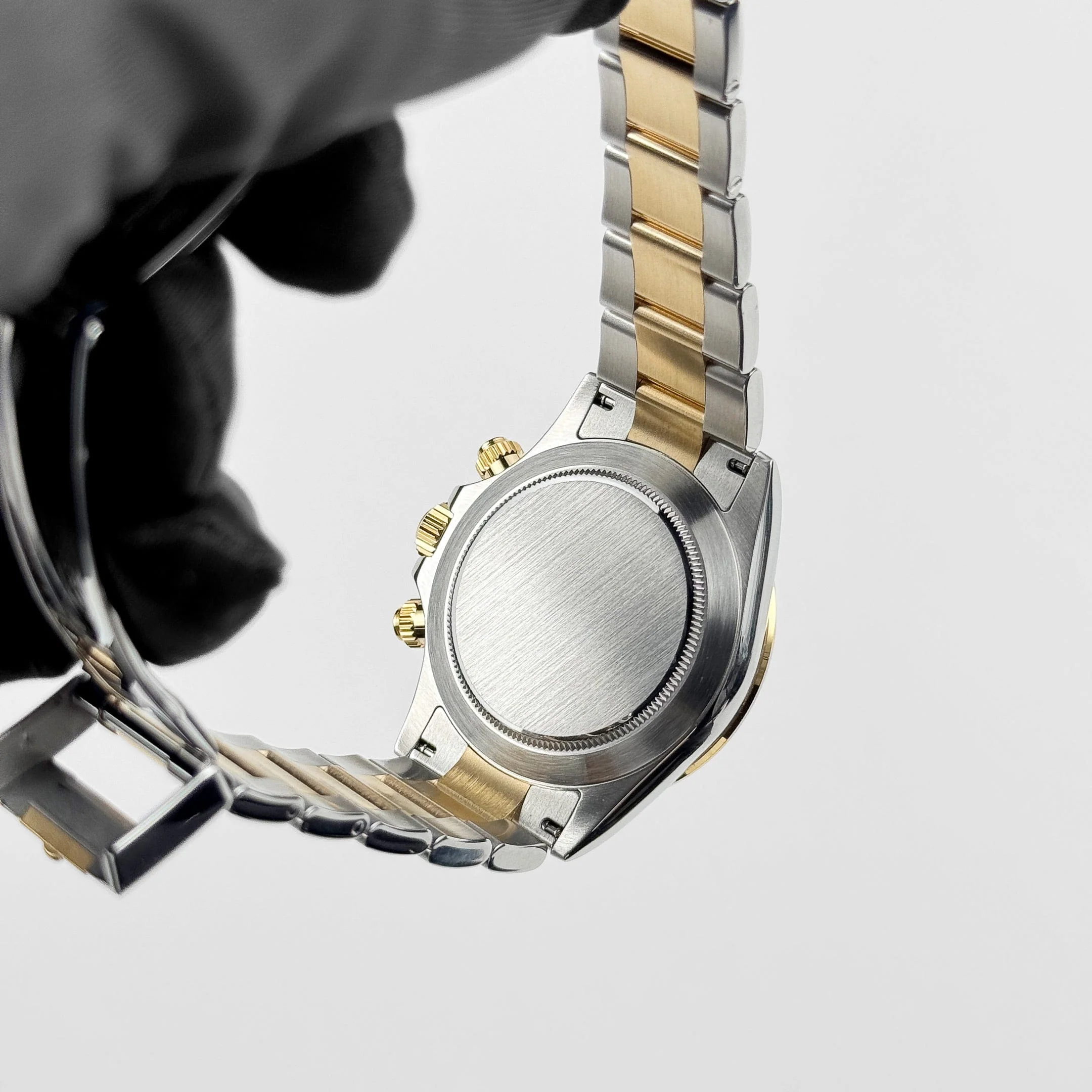 Rolex Daytona 116503 Yellow Gold Stainless Steel Black Mother of Pearl Diamond Dial