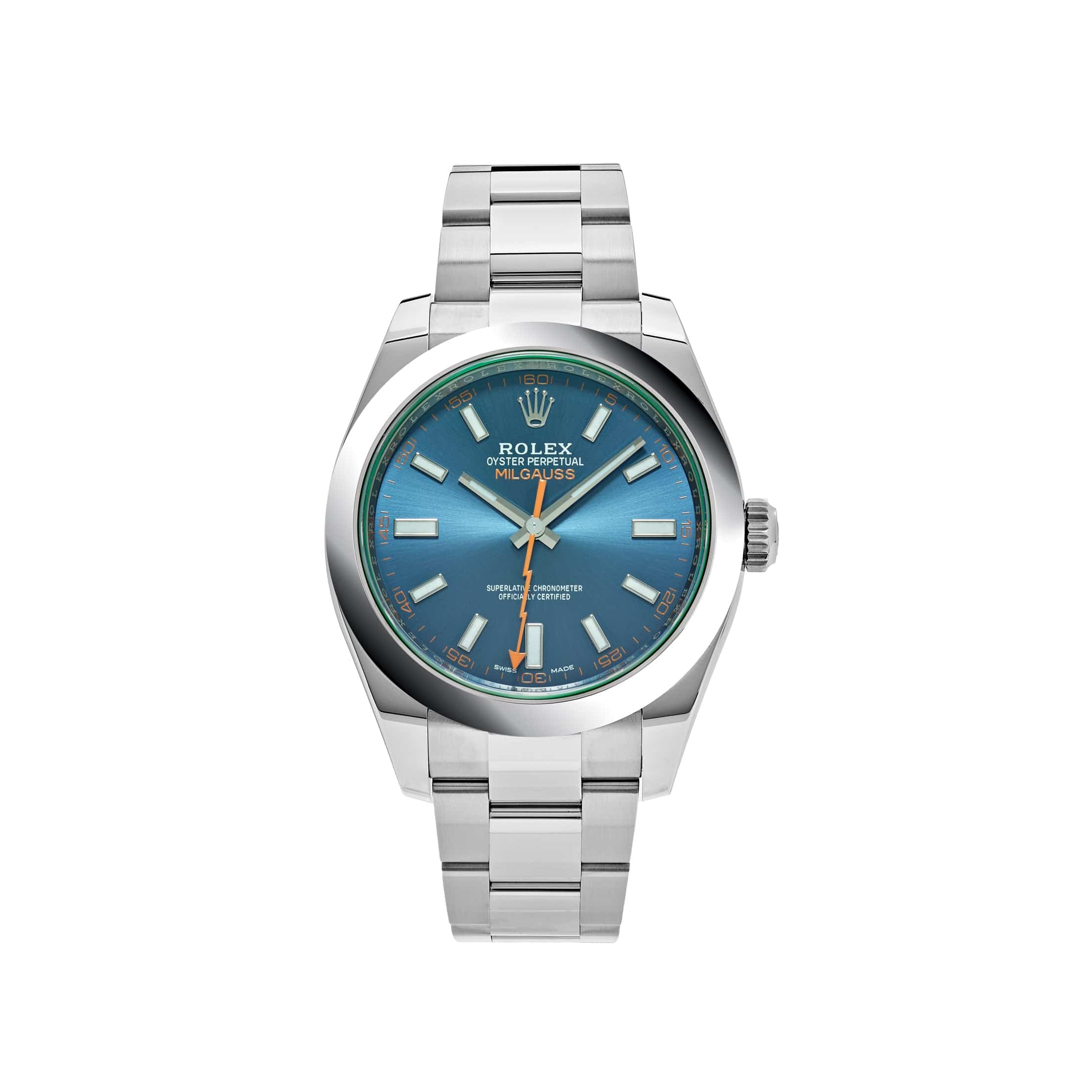 Rolex Milgauss 116400GV Stainless Steel Blue Dial (2015)