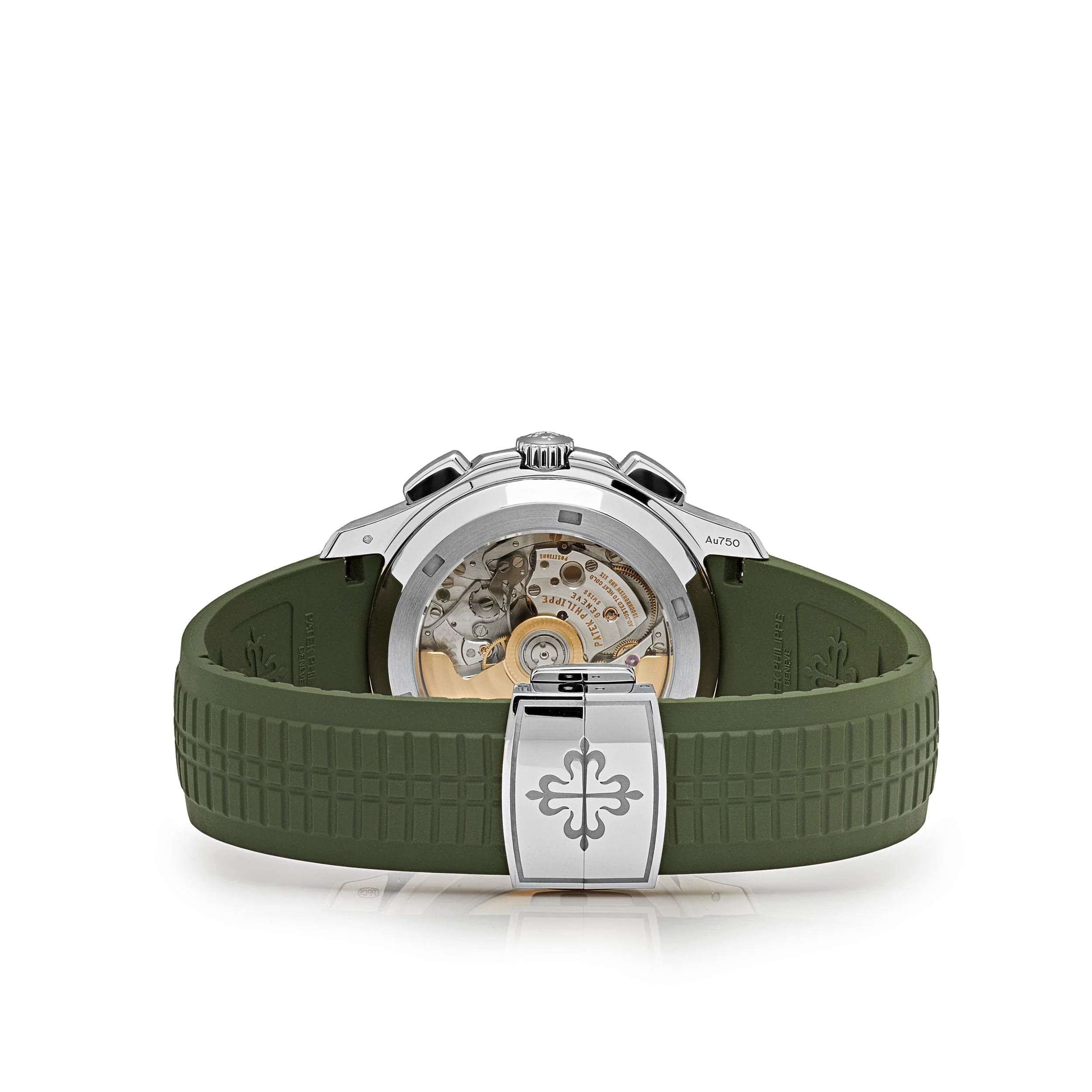 Patek Philippe Aquanaut 5968G-010 Chronograph White Gold Khaki Green Dial (2025)
