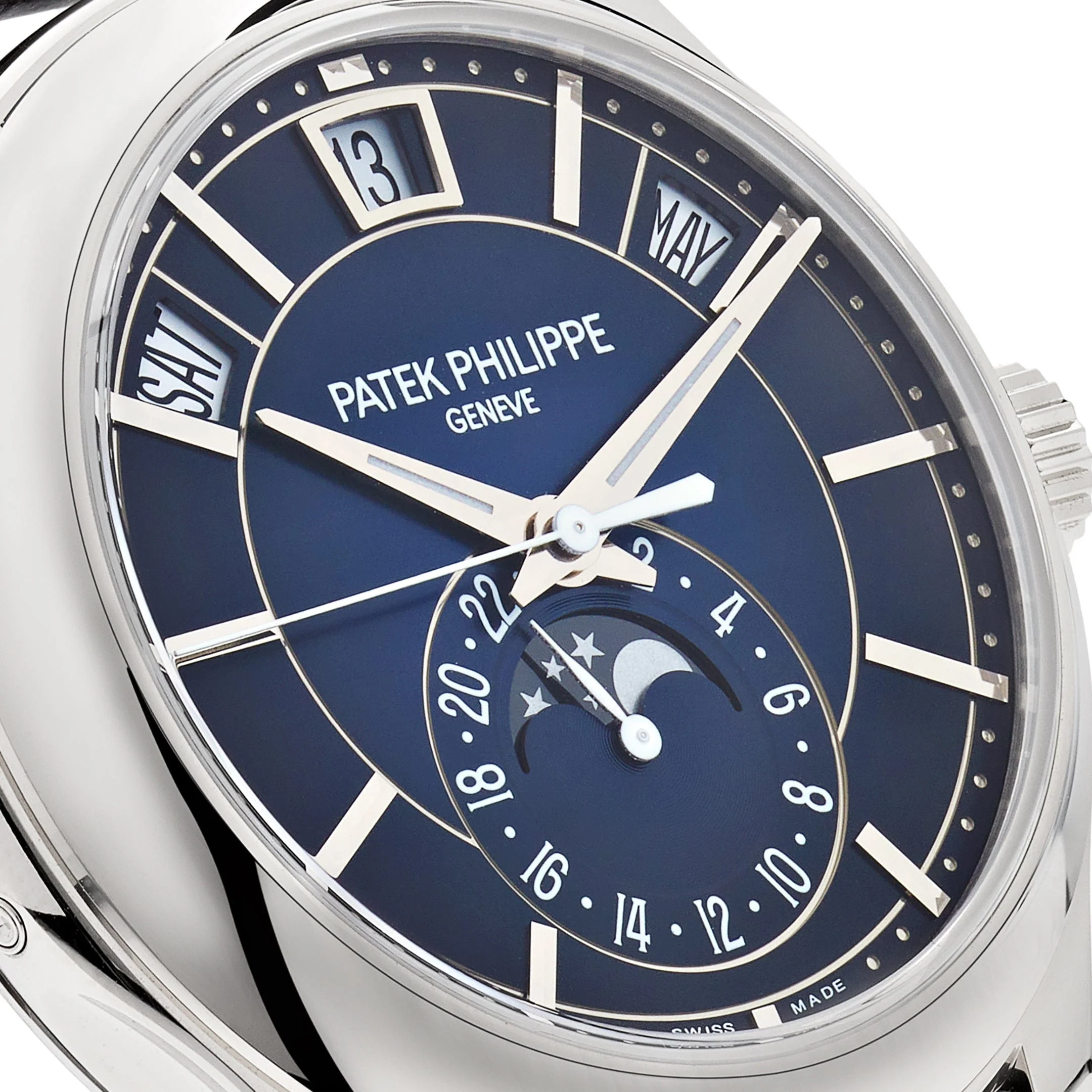 Patek Philippe Complications 5205G-013 Annual Calendar White Gold Blue Dial (2025)