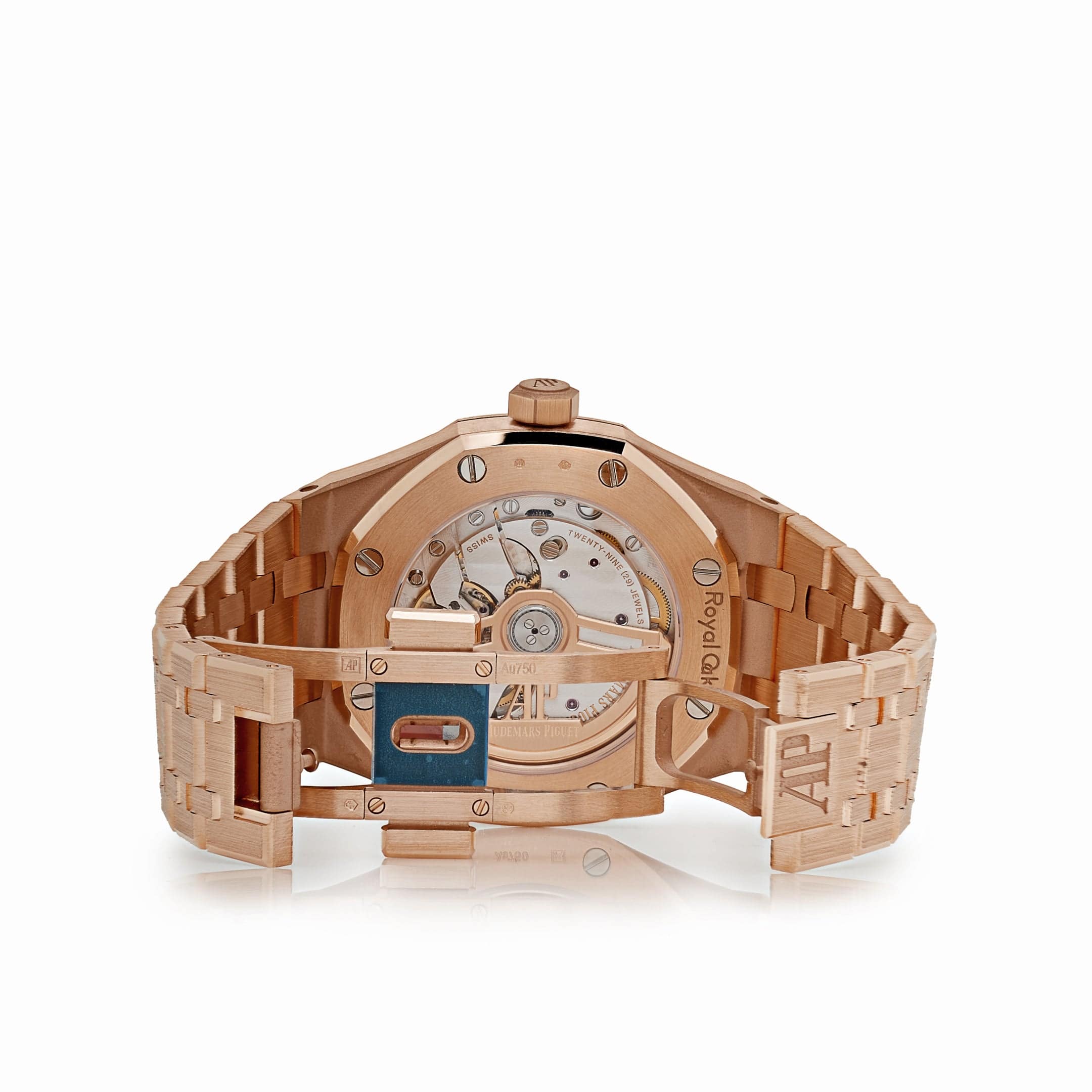 Audemars Piguet Royal Oak 15551OR.ZZ.1356OR.06  Selfwinding Rose Gold Khaki Green Dial