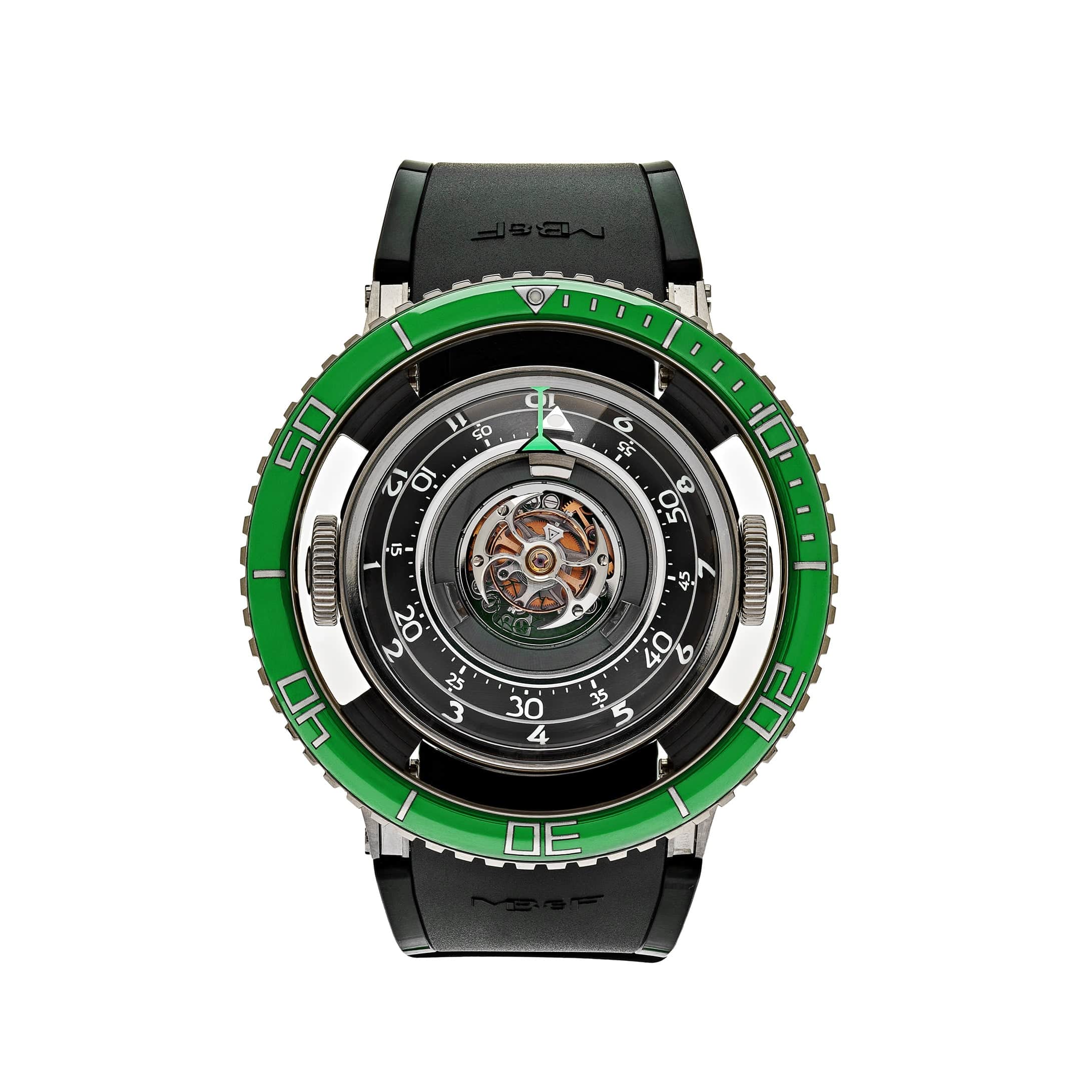 MB&F Horological Machine 70.TGL.B Aquapod HM7 Titanium Green Limited Edition of 50