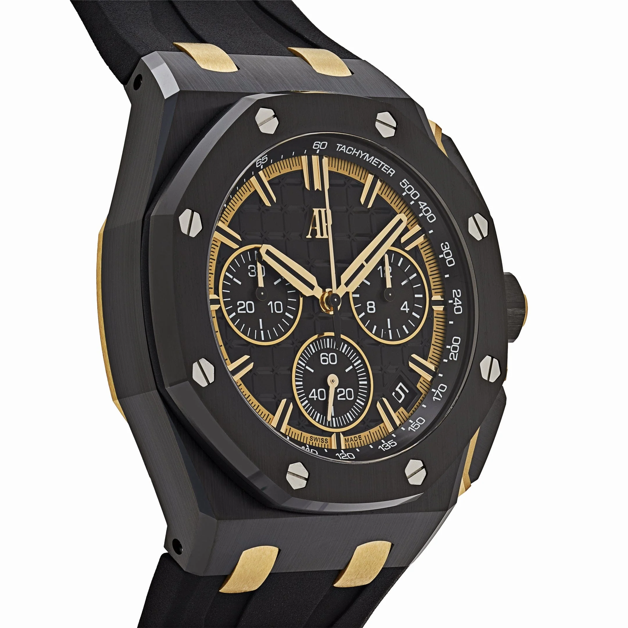 Audemars Piguet Royal Oak Offshore 26420CE.OO.A127CR.01 Chronograph Black Ceramic Yellow Gold Black Dial (2023)