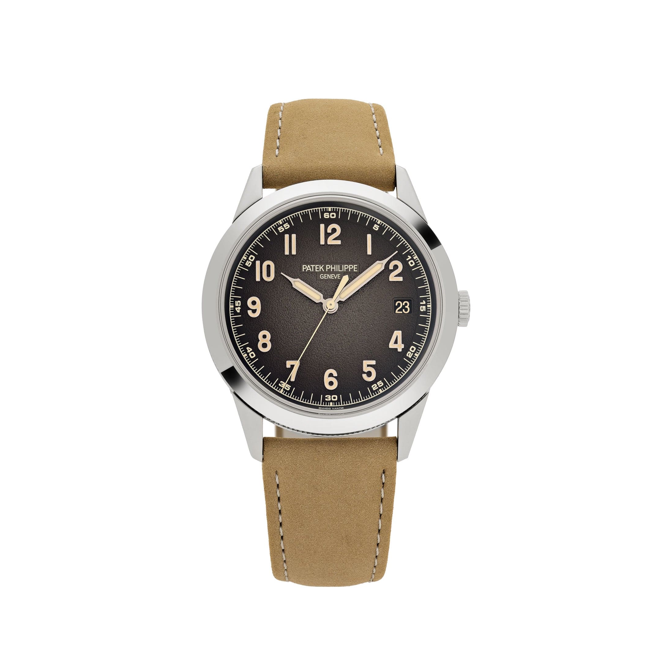 Patek Philippe Calatrava 5226G-001 White Gold Charcoal Dial Date (2025)