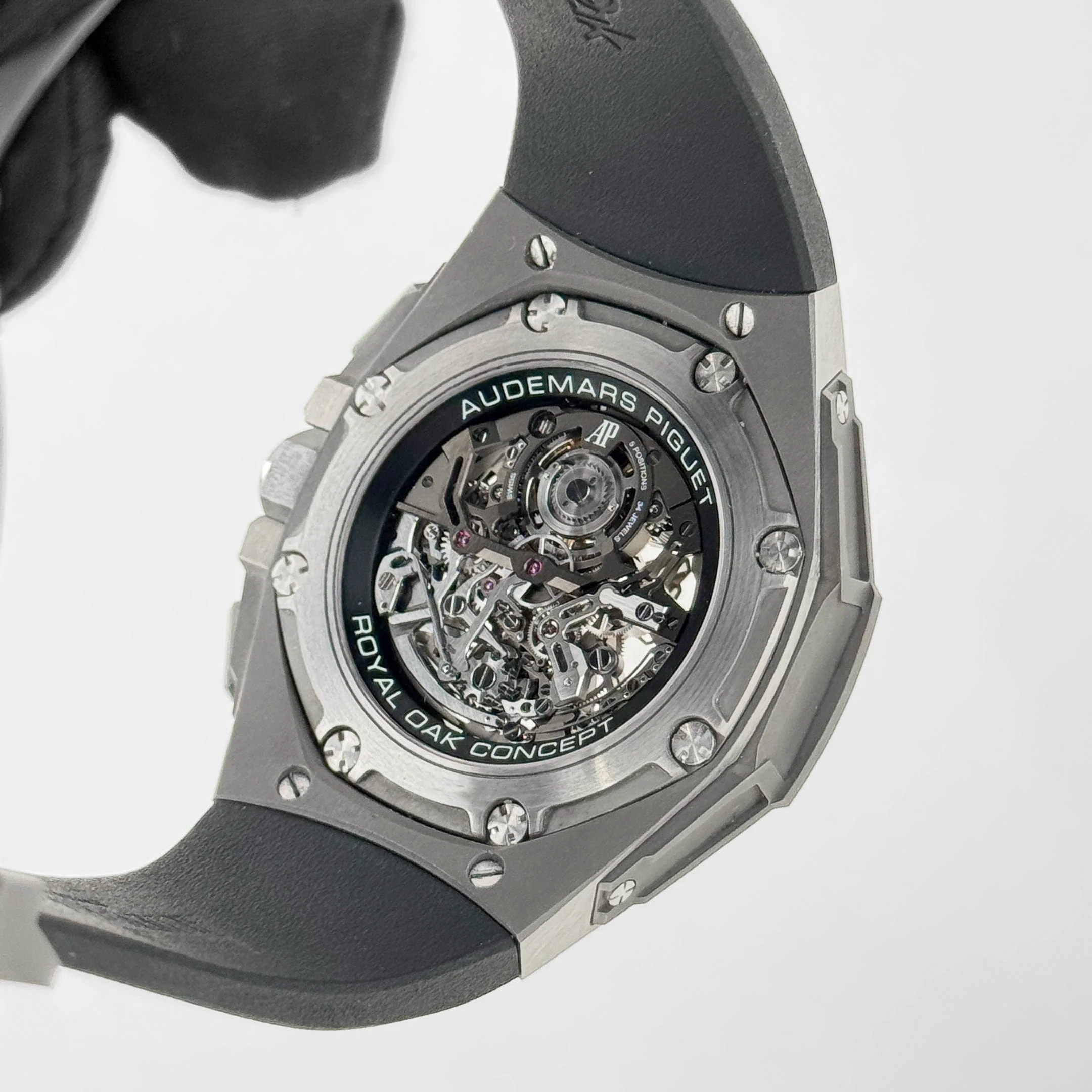 Audemars Piguet Royal Oak Concept 26587TI.OO.D067CA.01 Tourbillon Chronograph Titanium Openworked Dial (2018)