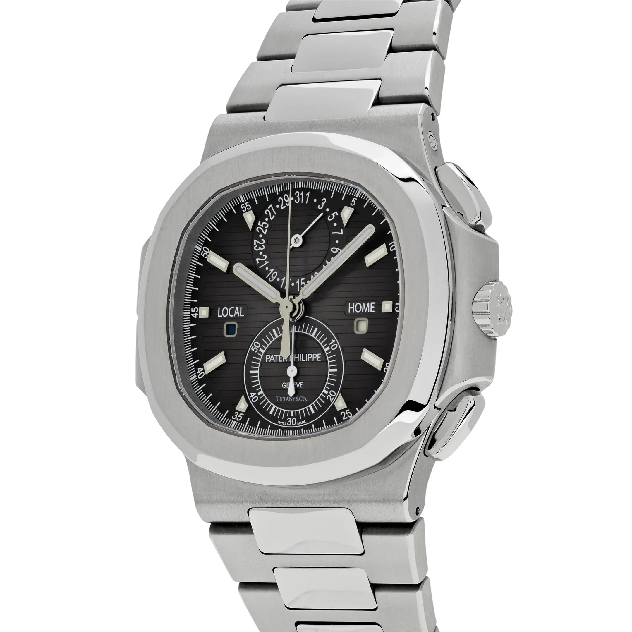 Patek Philippe Nautilus 5990/1A-001 'Tiffany & Co.' Travel Time Chronograph Stainless Steel