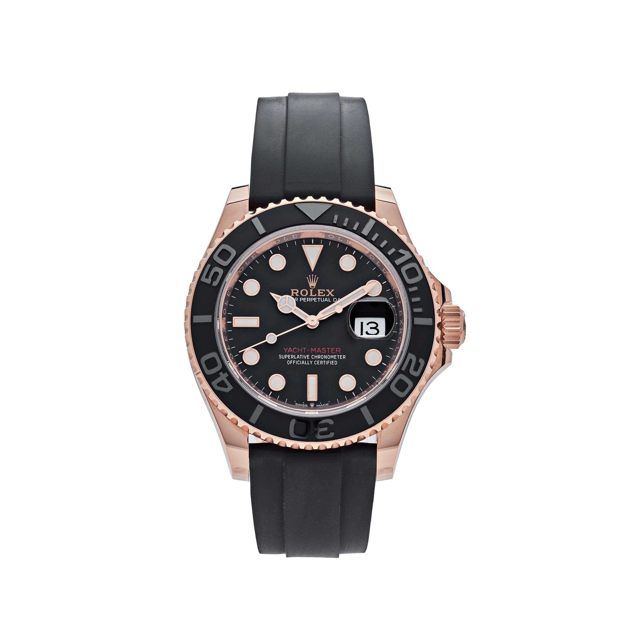 Rolex Yacht-Master 40 126655 Rose Gold Black Dial (2020)