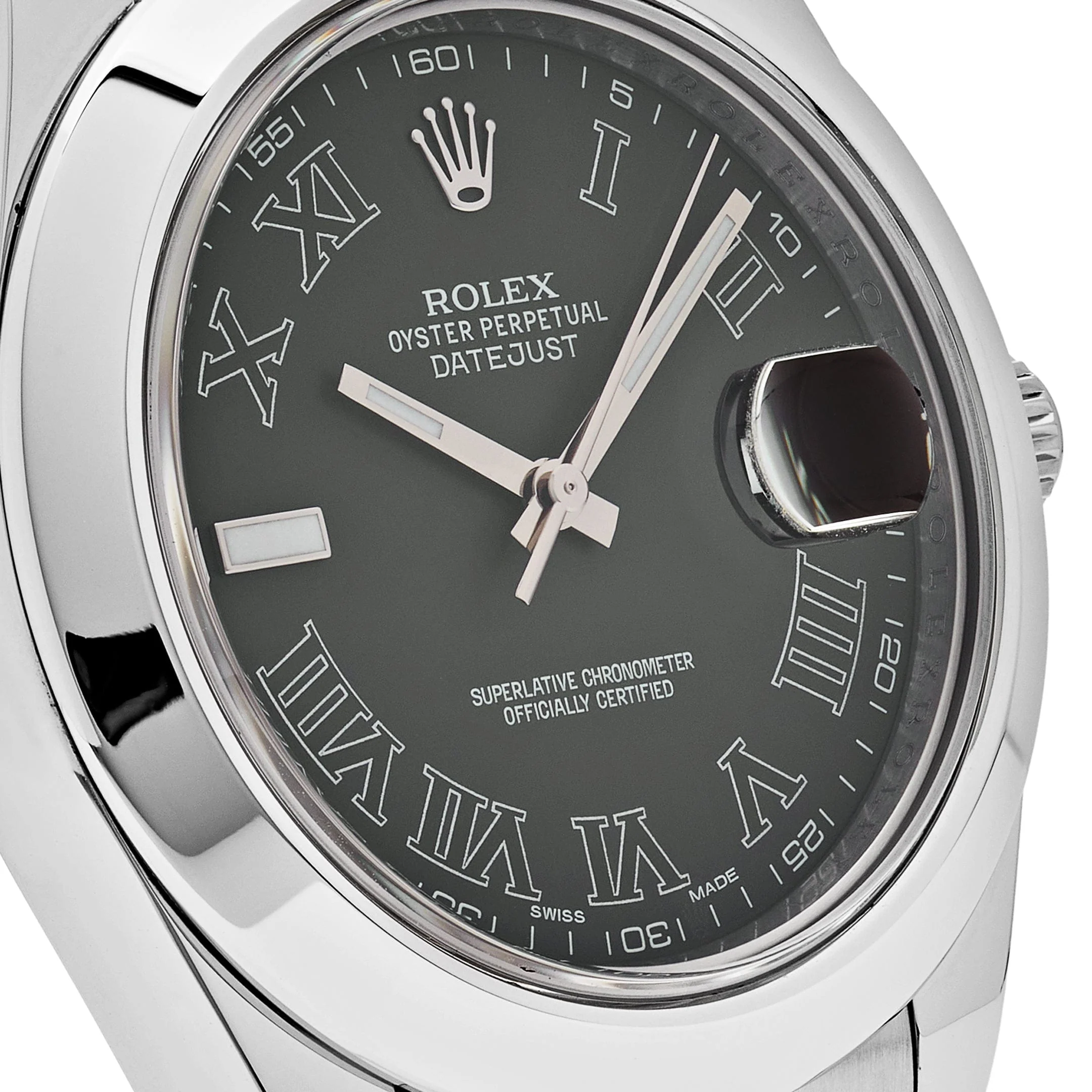 Rolex Datejust II 116300 Stainless Steel Grey Dial