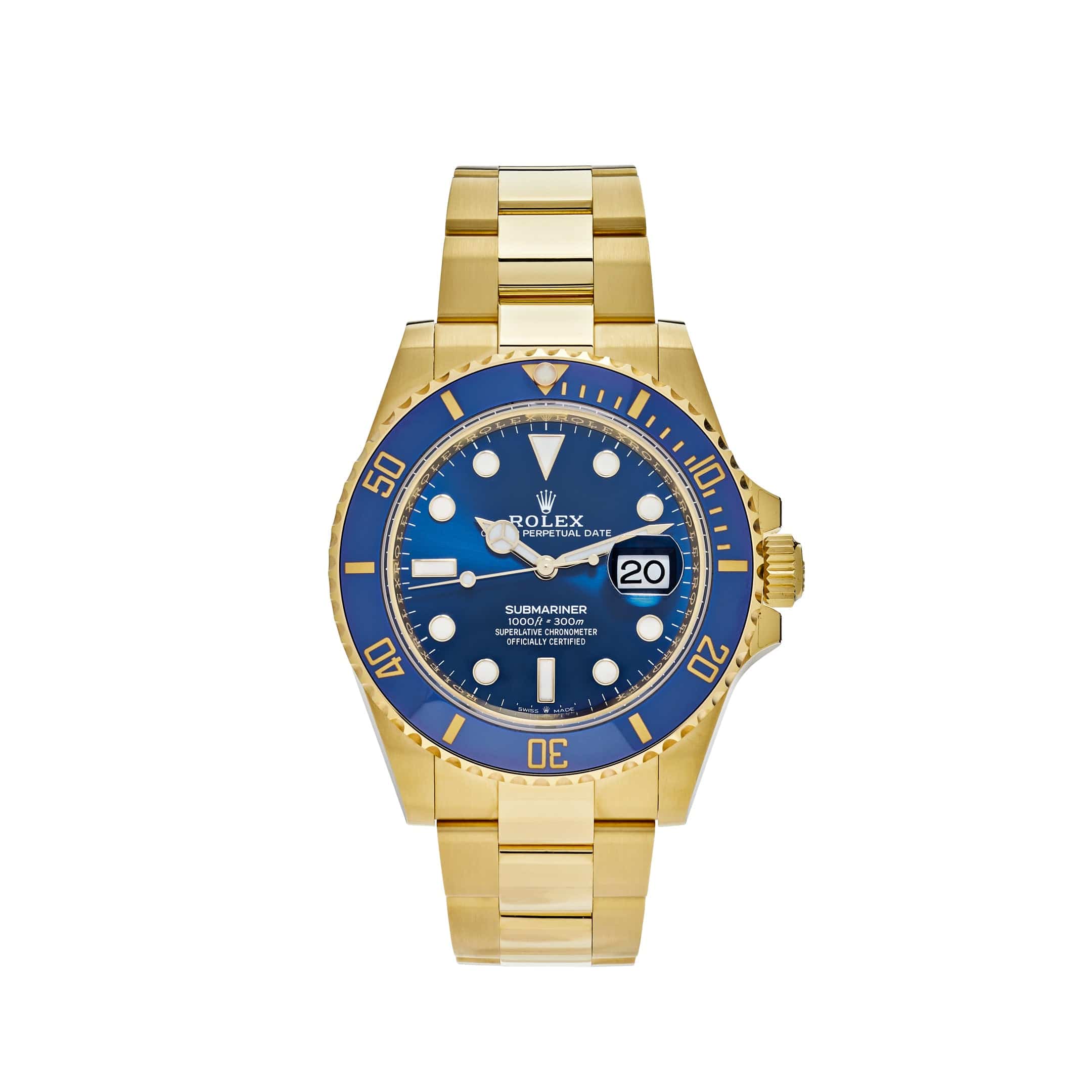 Rolex Submariner Date 126618LB Yellow Gold Blue Dial (2025)