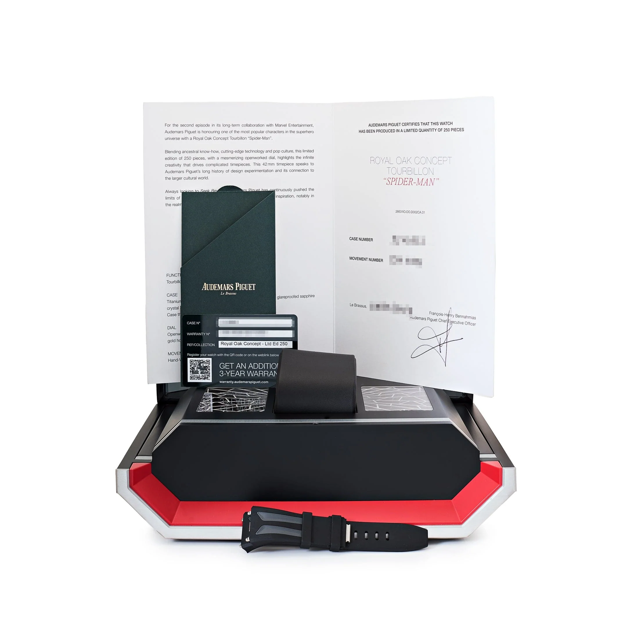 Audemars Piguet Royal Oak Concept 26631IO.OO.D002CA.01 'Spider-Man' Tourbillon Limited Edition of 250 (2024)