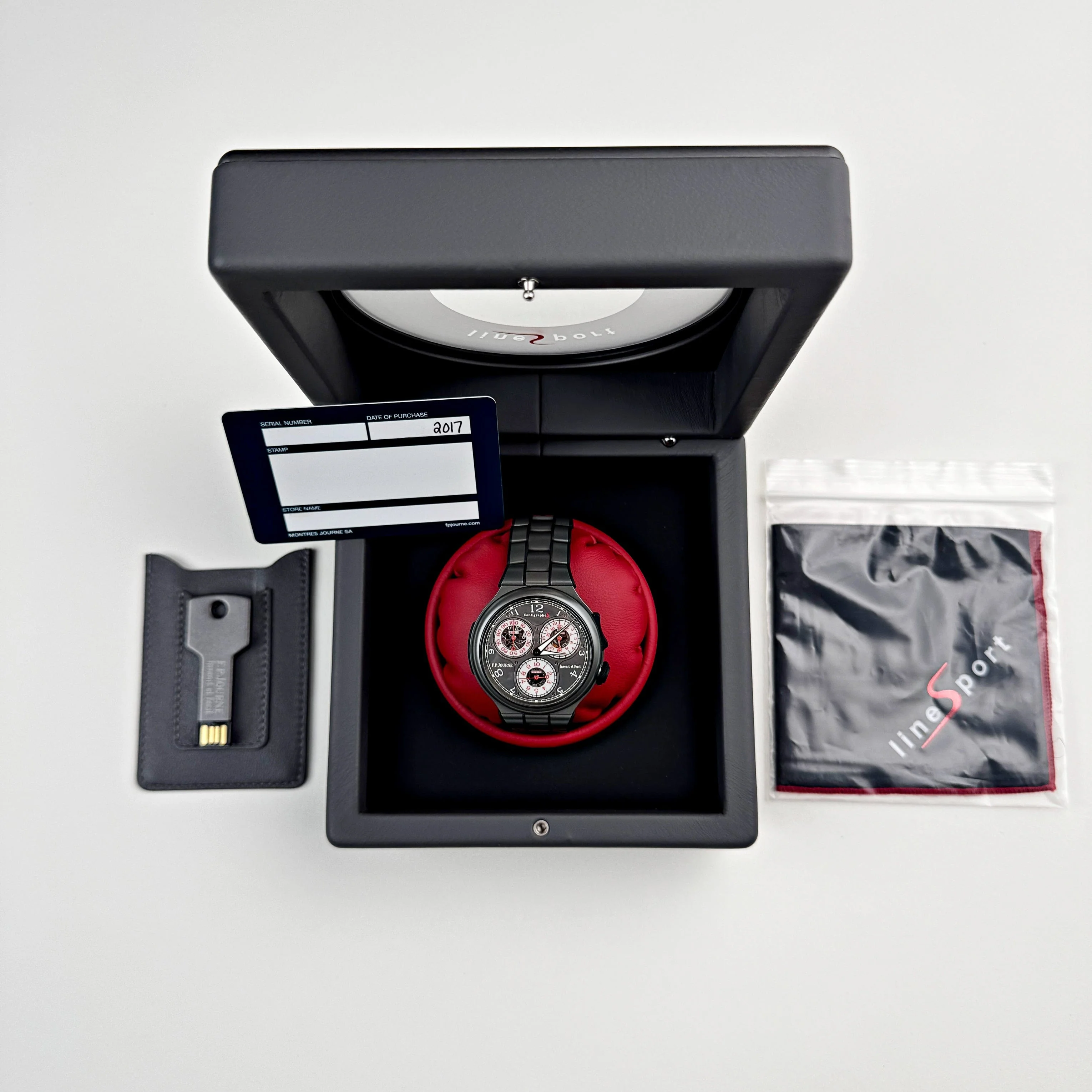 F.P.Journe Linesport Centigraphe Grey Dial Titanium