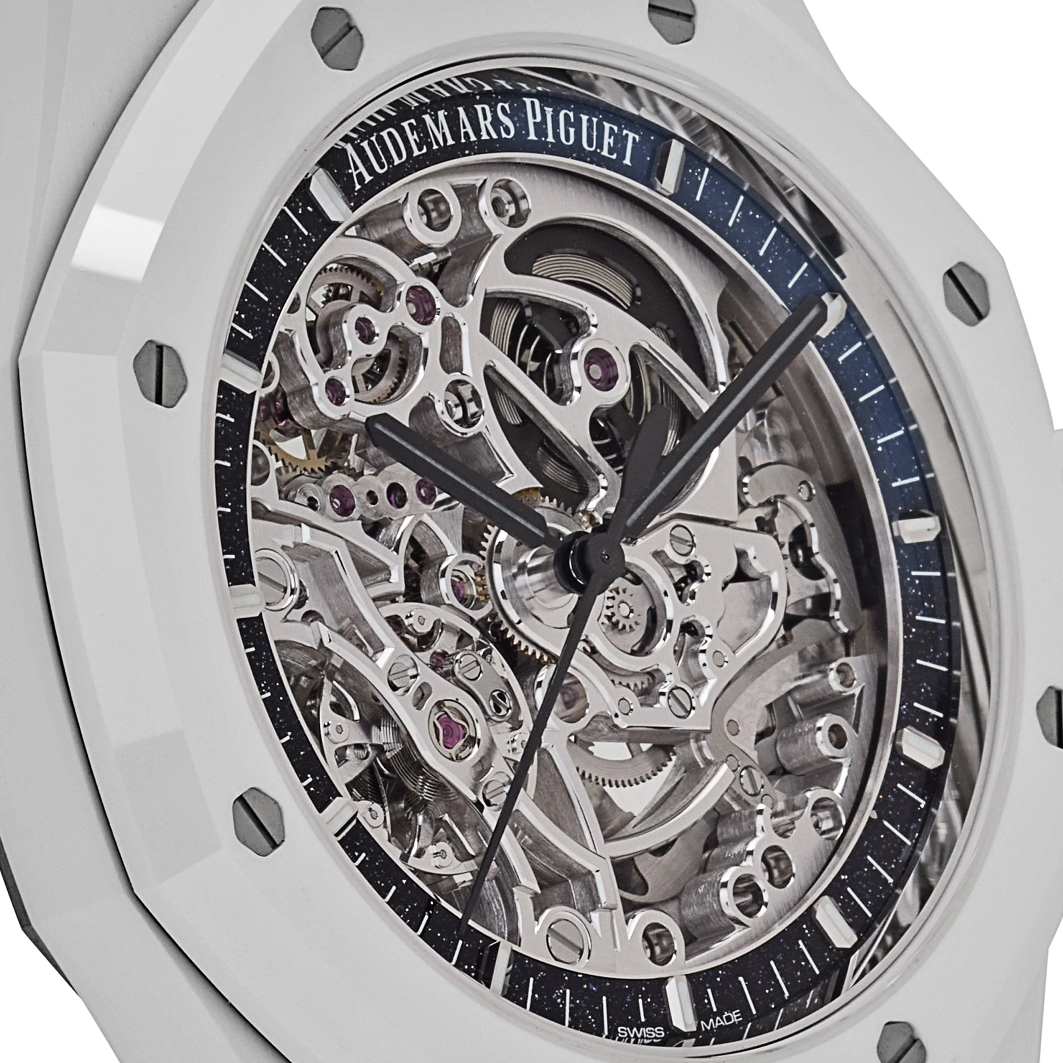 Audemars Piguet Royal Oak 15416CB.OO.1225CB.01 Double Balance Wheel Openworked White Ceramic Limited Edition of 30