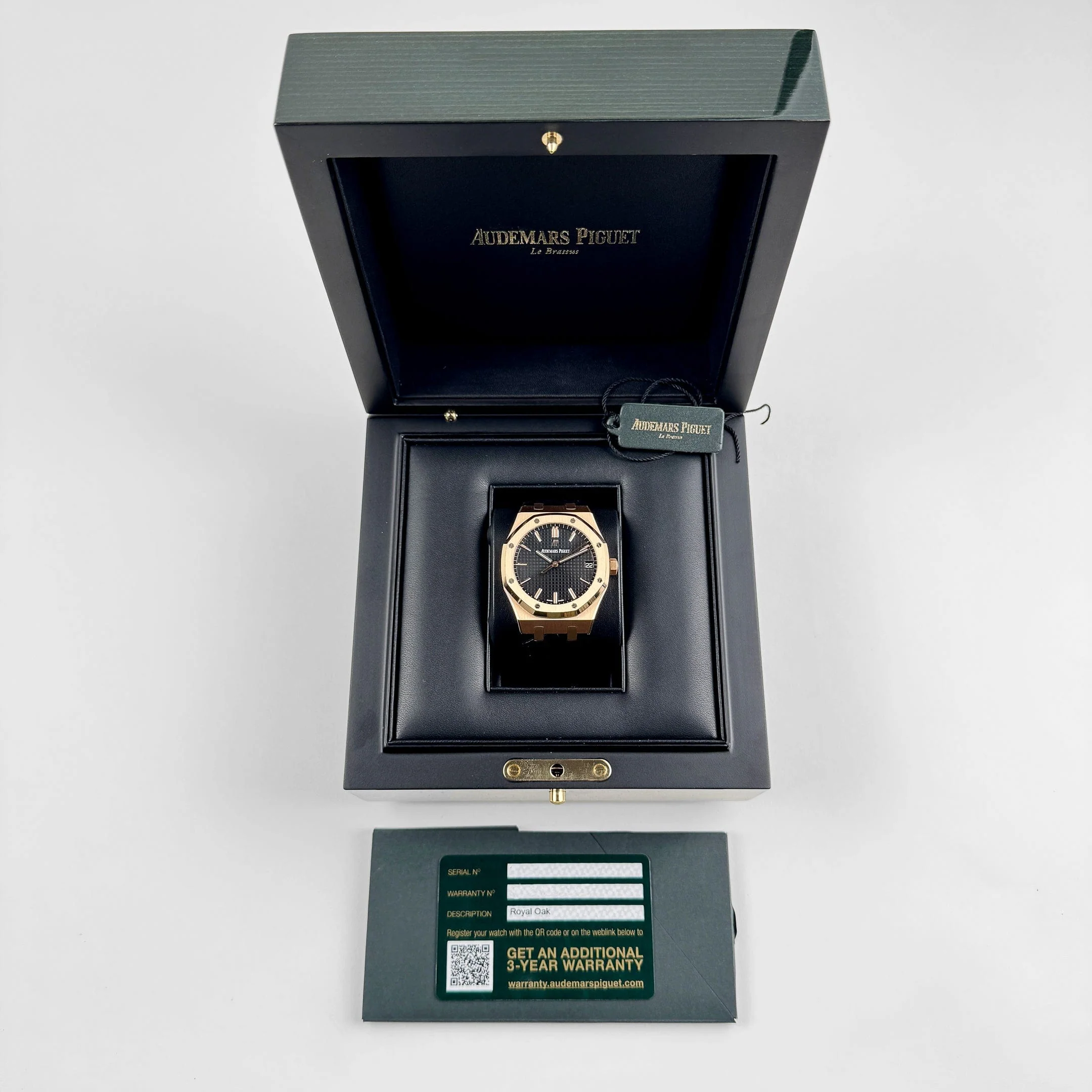 Audemars Piguet Royal Oak Selfwinding 15500OR.OO.D002CR.01 Rose Gold Black Dial (2019)