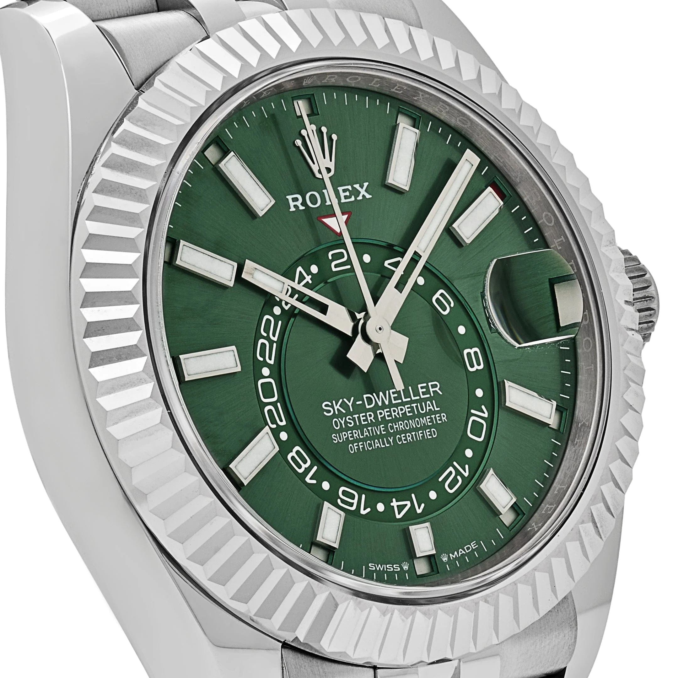 Rolex Sky-Dweller 336934 Stainless Steel Green Dial Jubilee (2024)