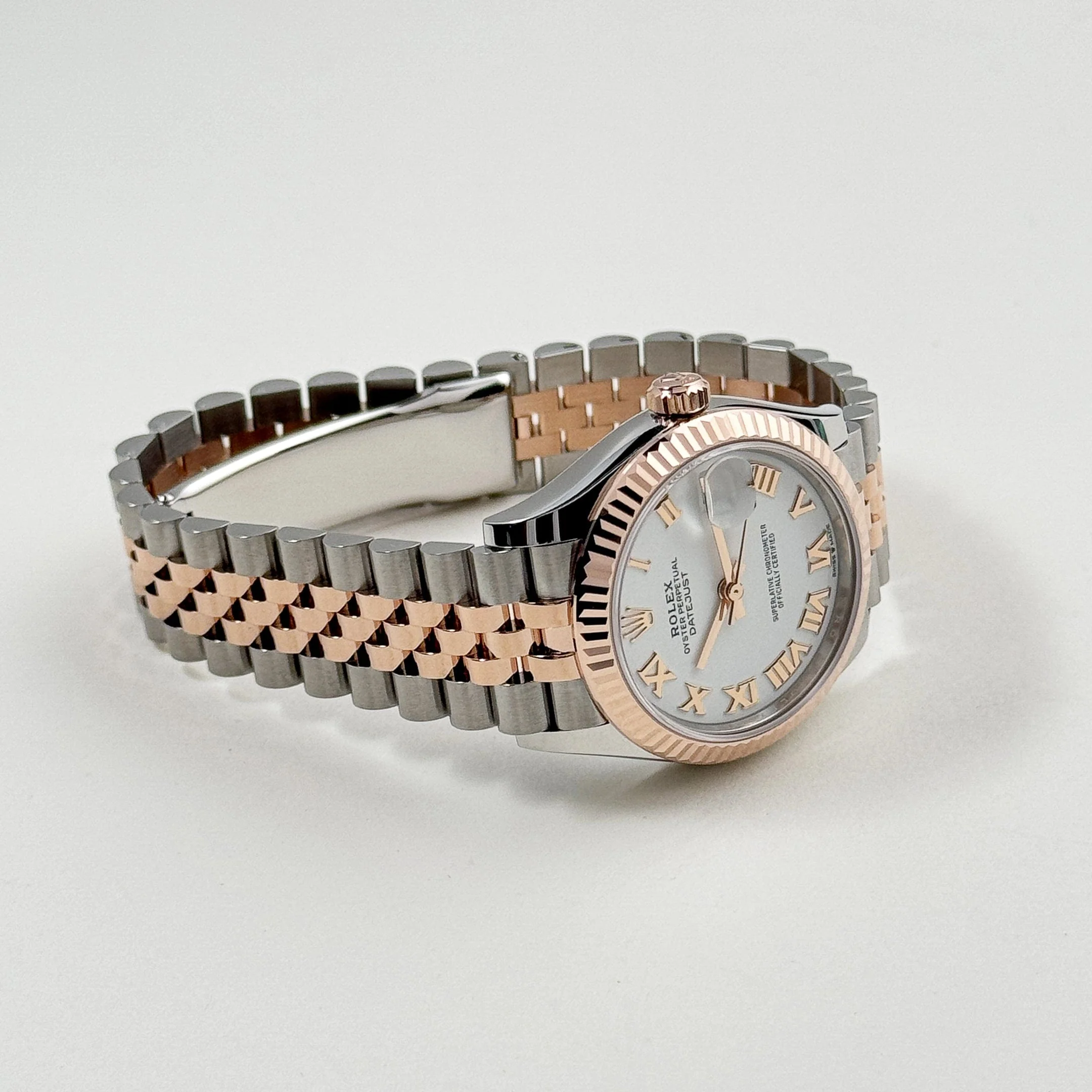 Rolex Datejust 31 278271 'Ladies' Stainless Steel Rose Gold White Roman Numerals Dial (2025)