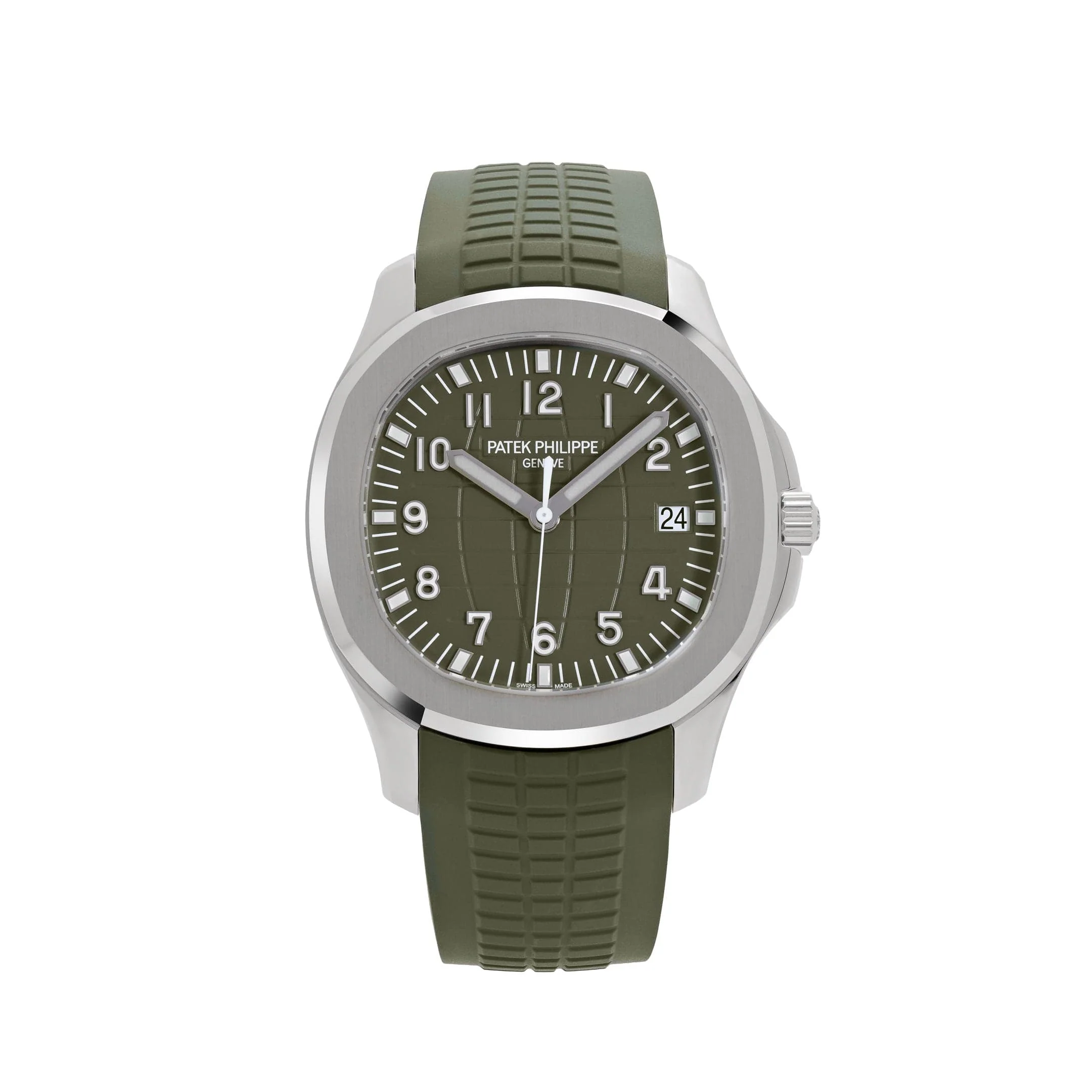 Patek Philippe Aquanaut 5168G-010 'Jumbo' White Gold Khaki Green