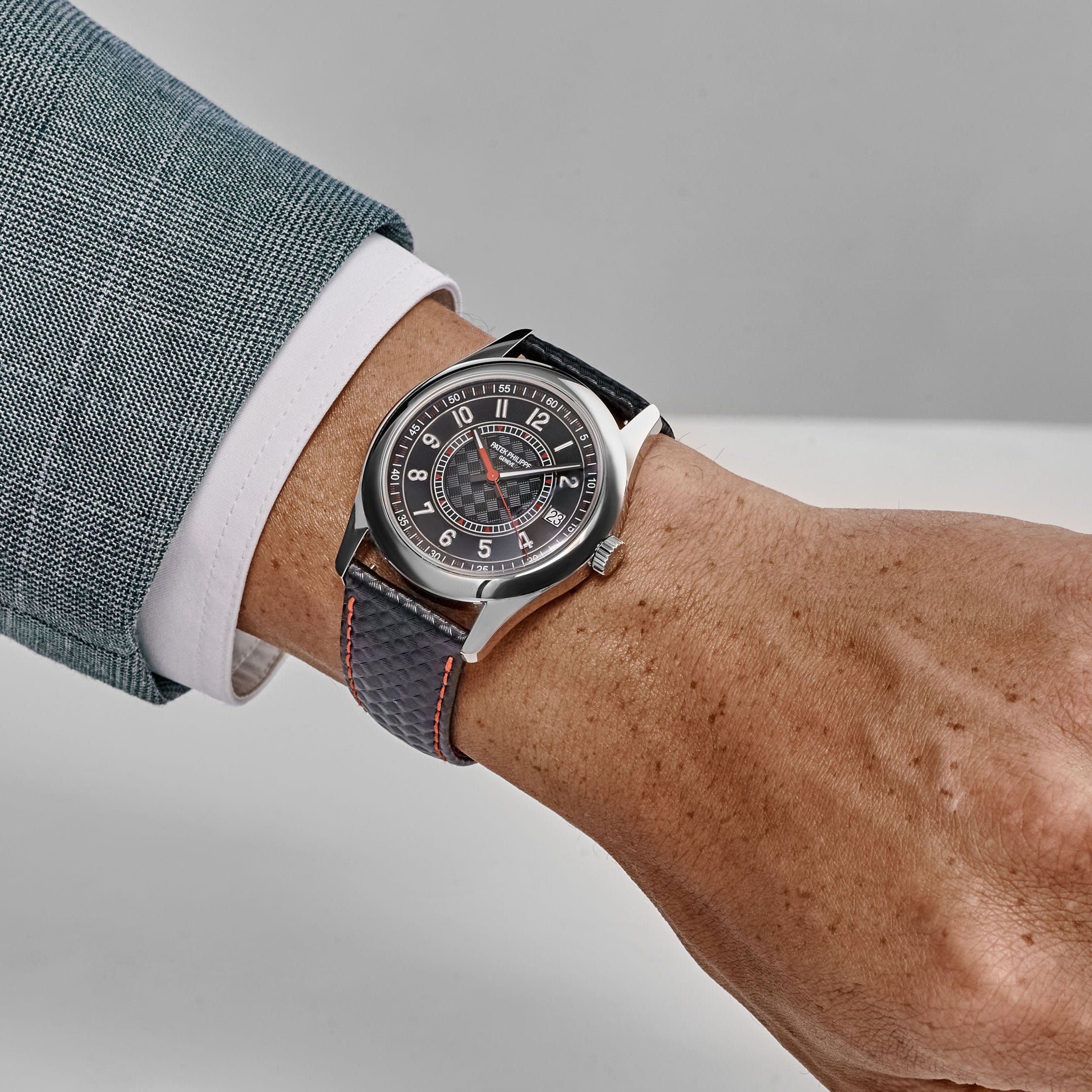 Patek Philippe Calatrava 6007G-010 White Gold Red Accents (2024)