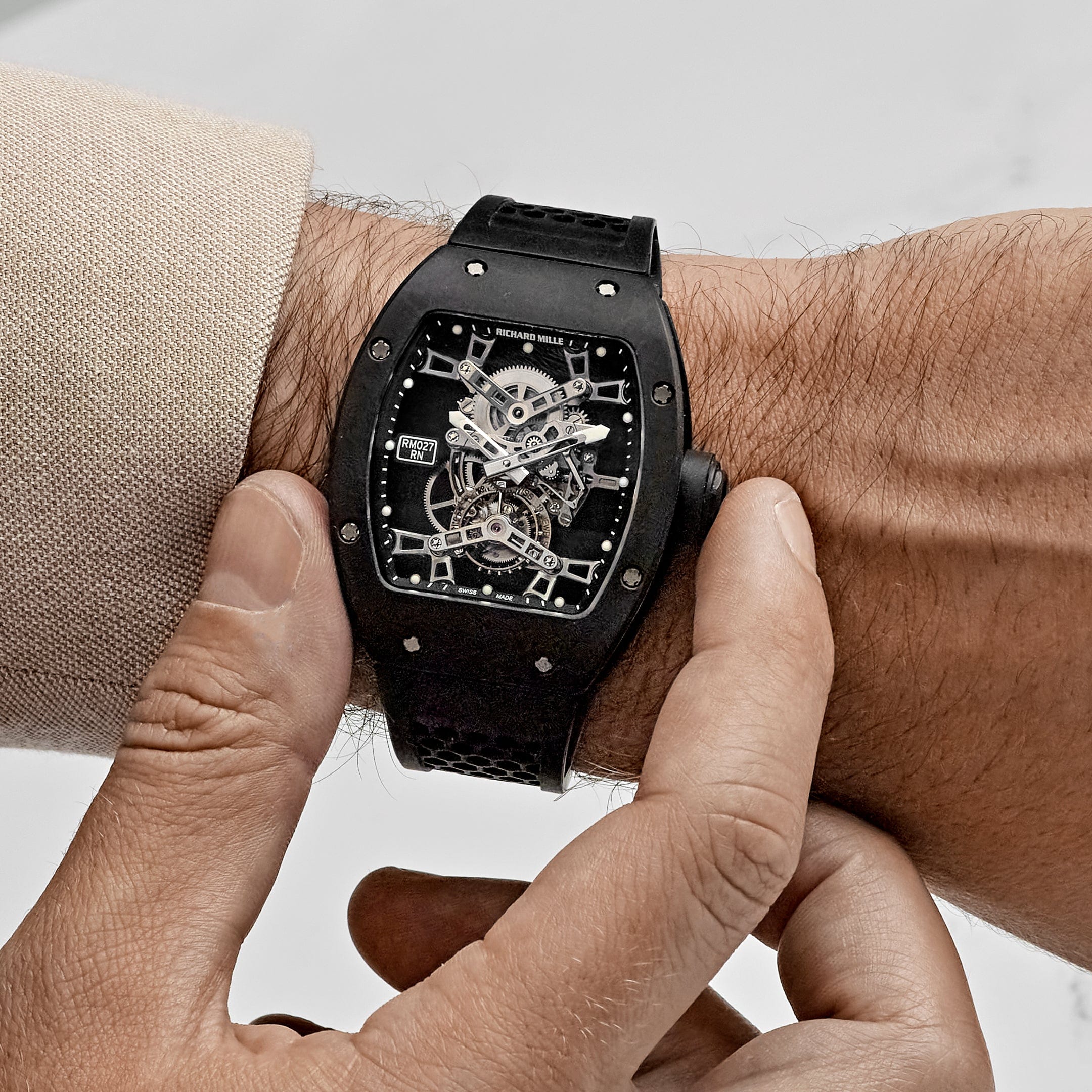 Richard Mille RM 027 Carbon Tourbillon 'Rafael Nadal' Limited Edition of 50