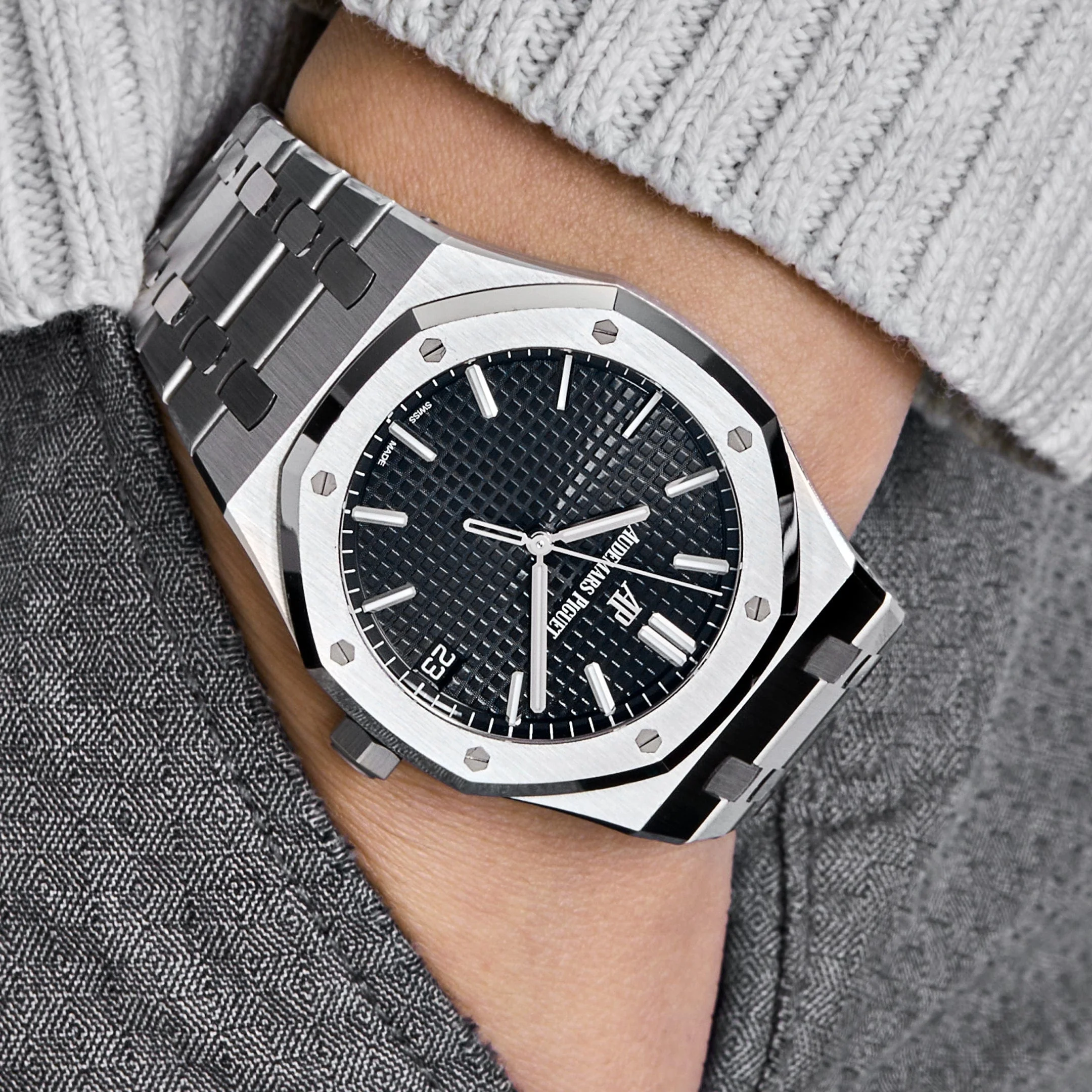 Audemars Piguet Royal Oak 15500ST.OO.1220ST.03 Selfwinding Stainless Steel Black Dial