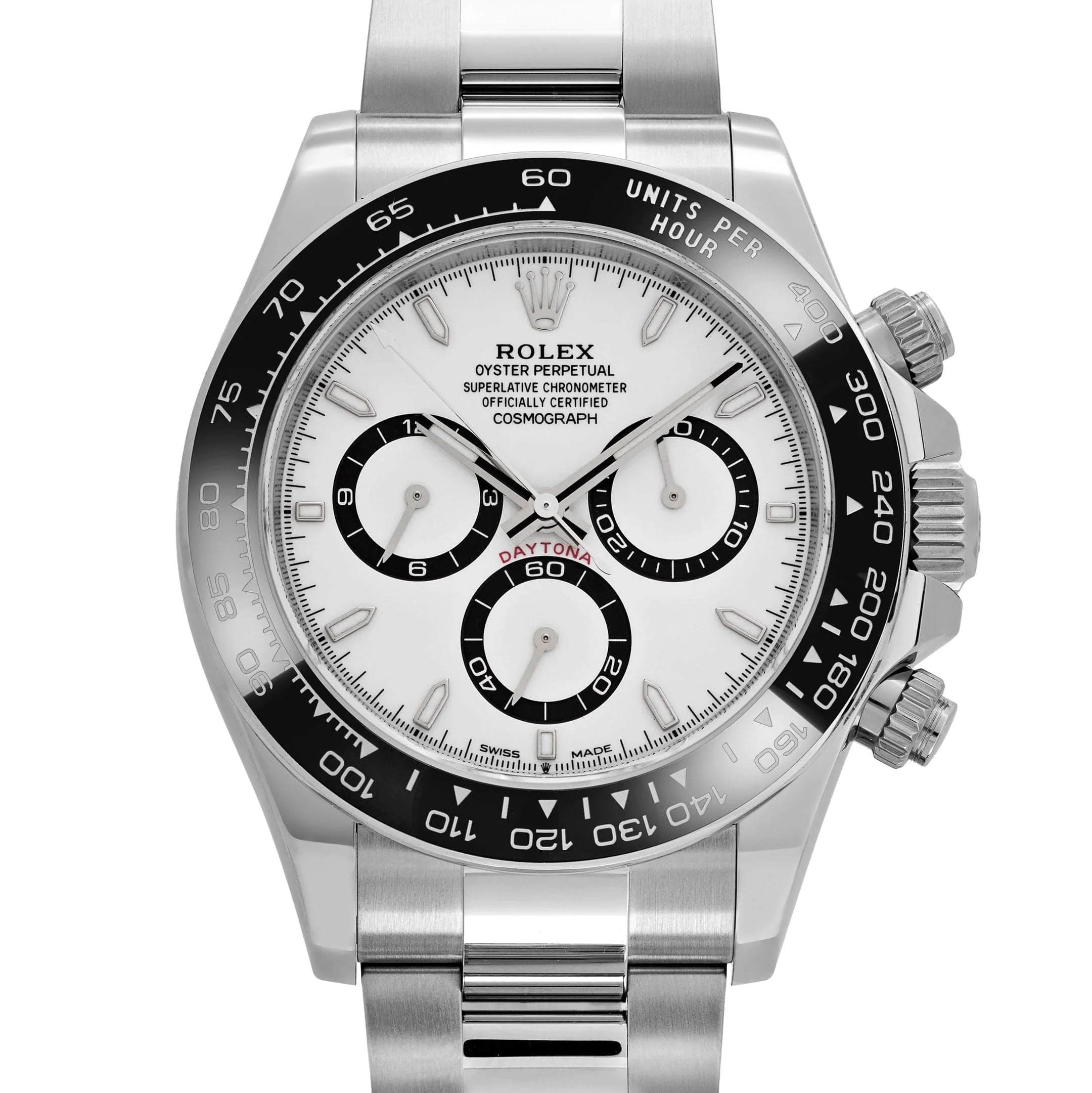 Rolex Daytona 126500LN Stainless Steel White Panda Dial (2024)