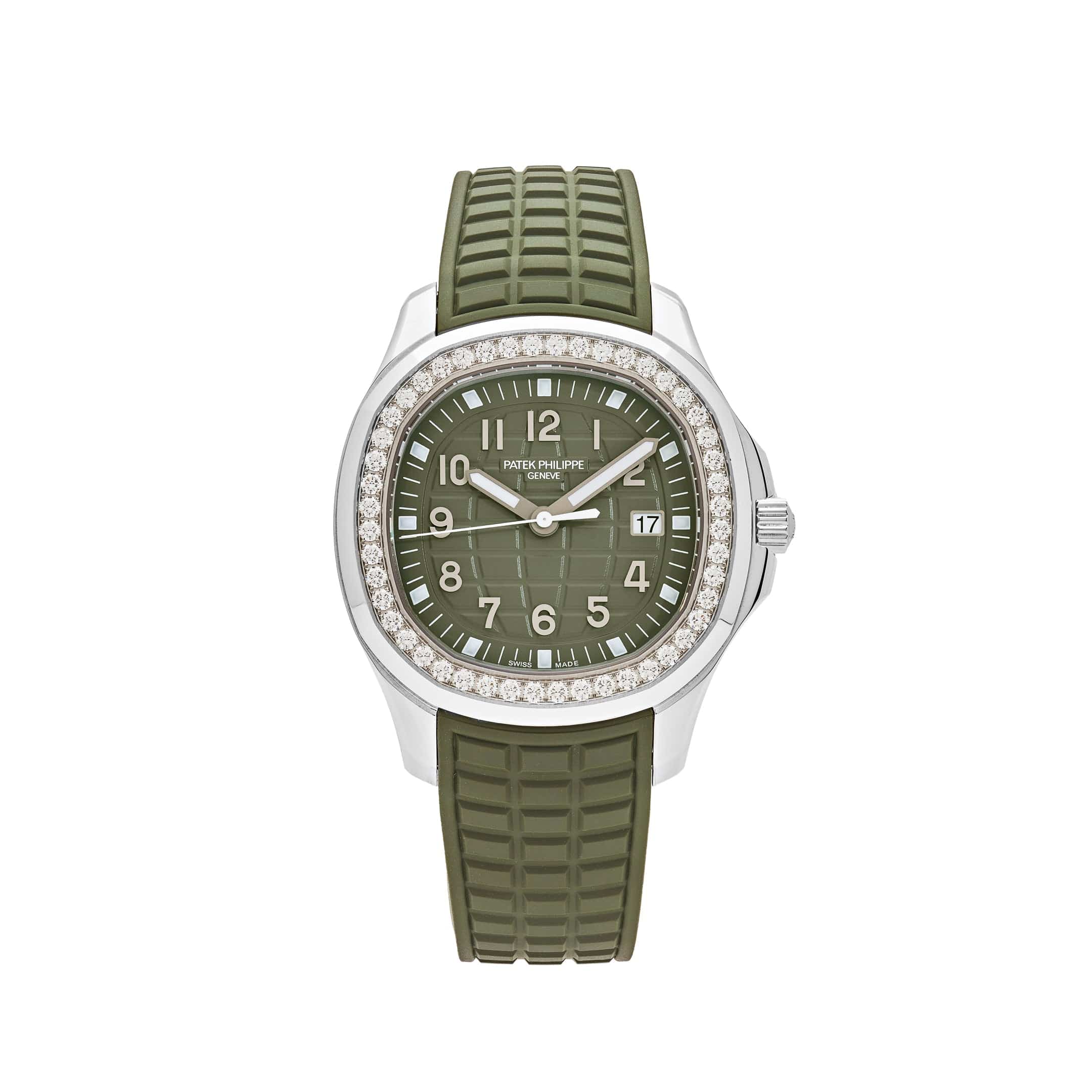 Patek Philippe Aquanaut Luce 5267/200A-011 Stainless Steel Green Dial Diamond Bezel