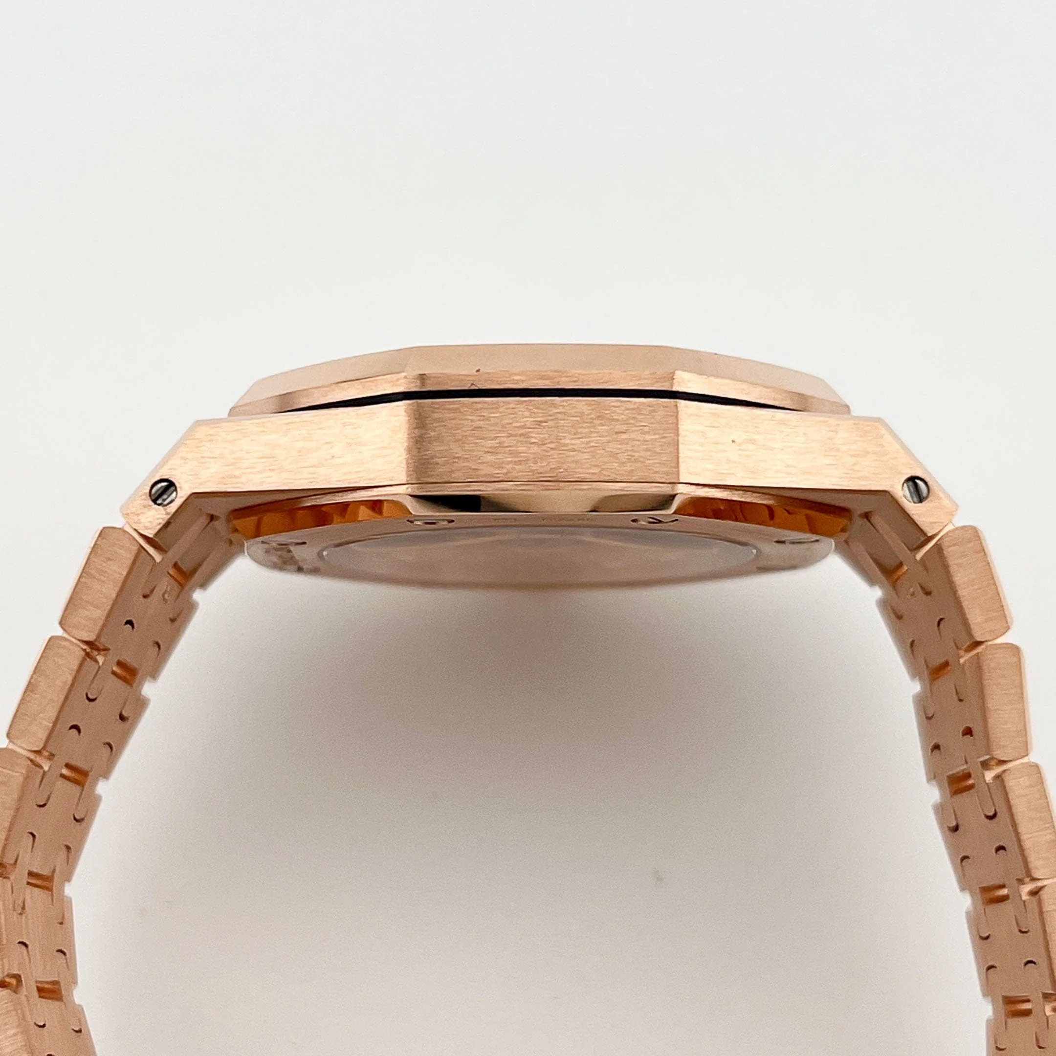 Audemars Piguet Royal Oak Selfwinding 15451OR.ZZ.1256OR.03 'Ladies' Rose Gold Diamond Bezel