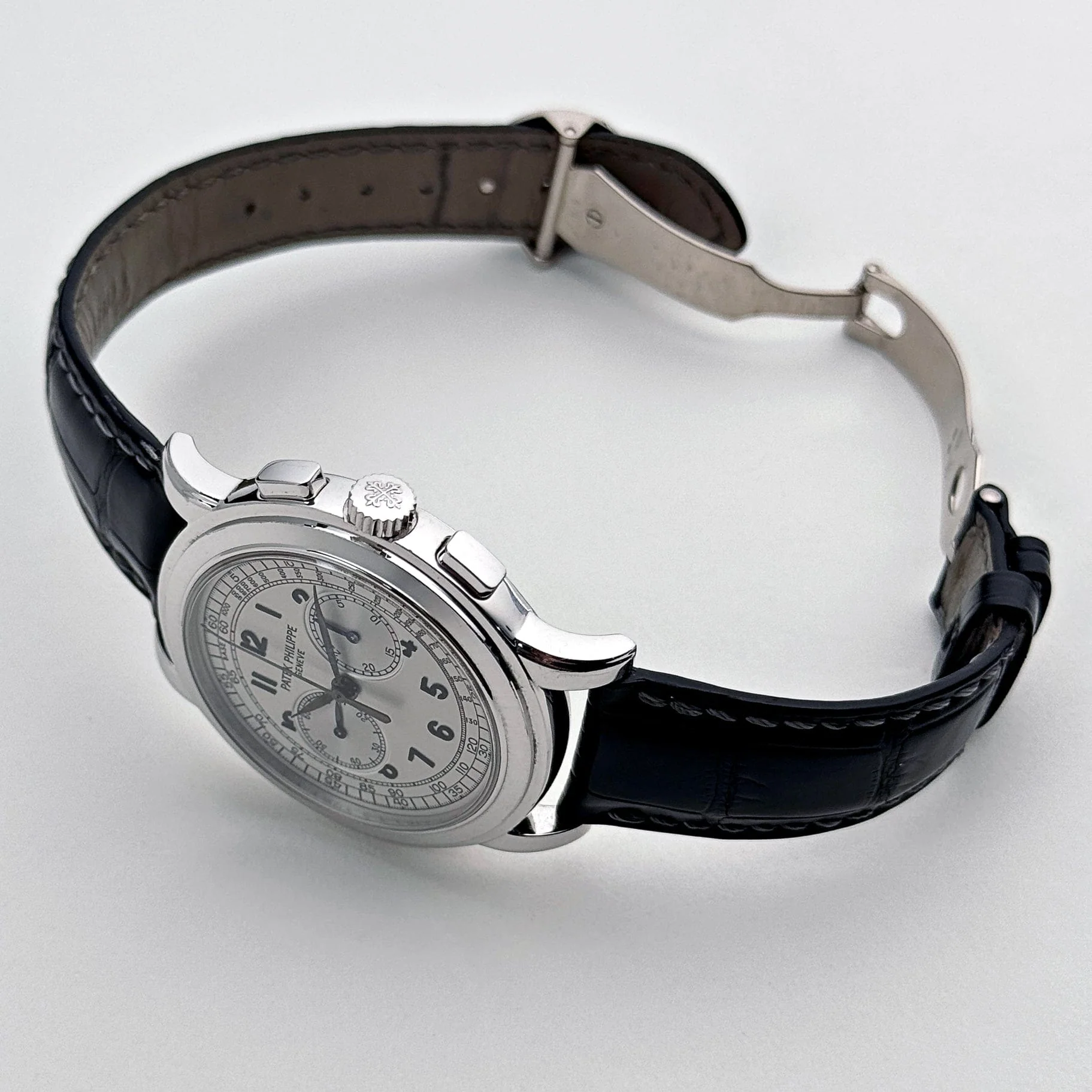 Patek Philippe Complications 5070G-001 Chronograph White Gold Silver Dial (2007)