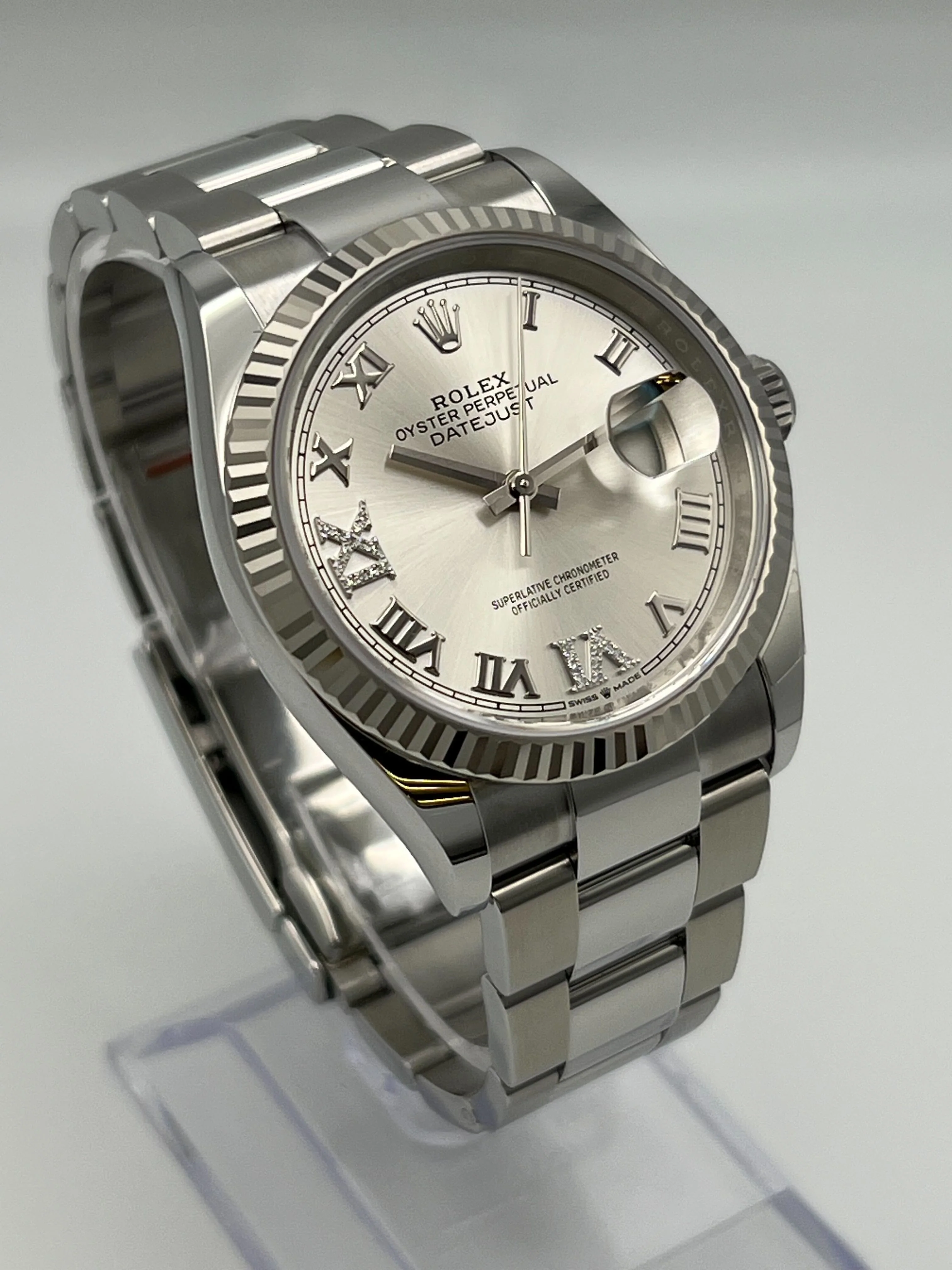 Rolex Datejust 36 126234 Stainless Steel Silver Dial Oyster