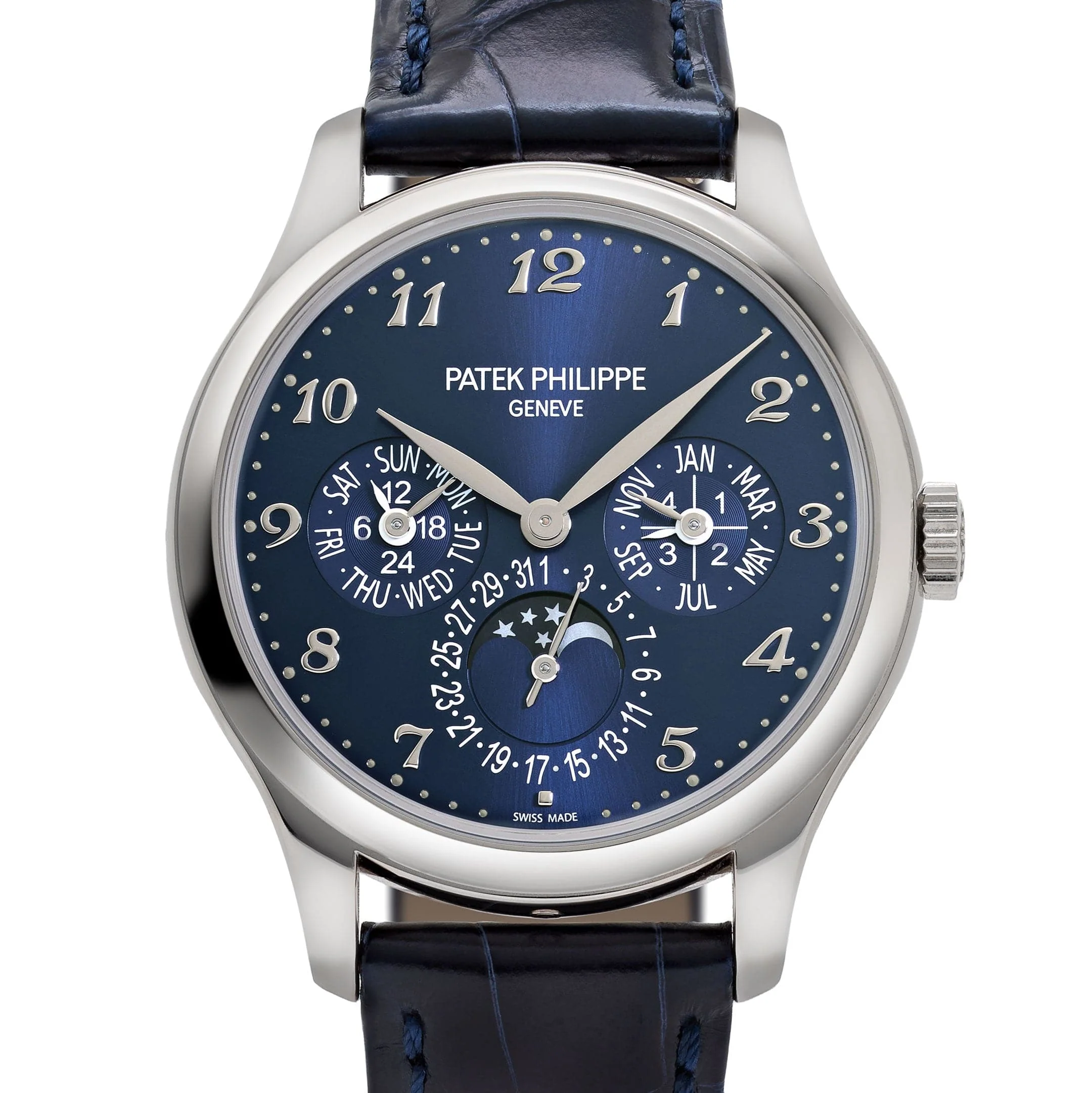 Patek Philippe Grand Complications 5327G-001 Perpetual Calendar White Gold Blue Dial (2025)