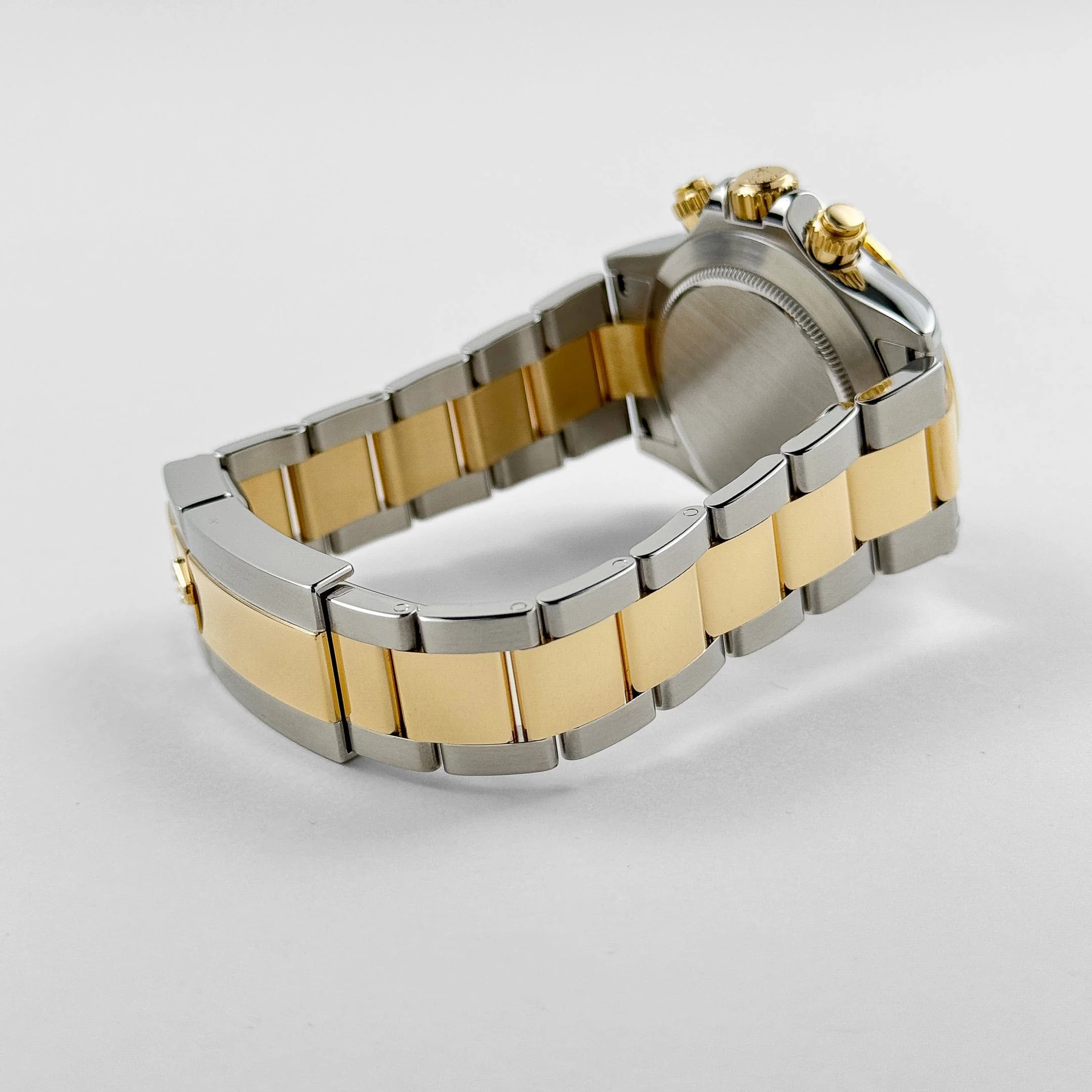 Rolex Daytona 116503 Yellow Gold Stainless Steel Black Mother of Pearl Diamond Dial