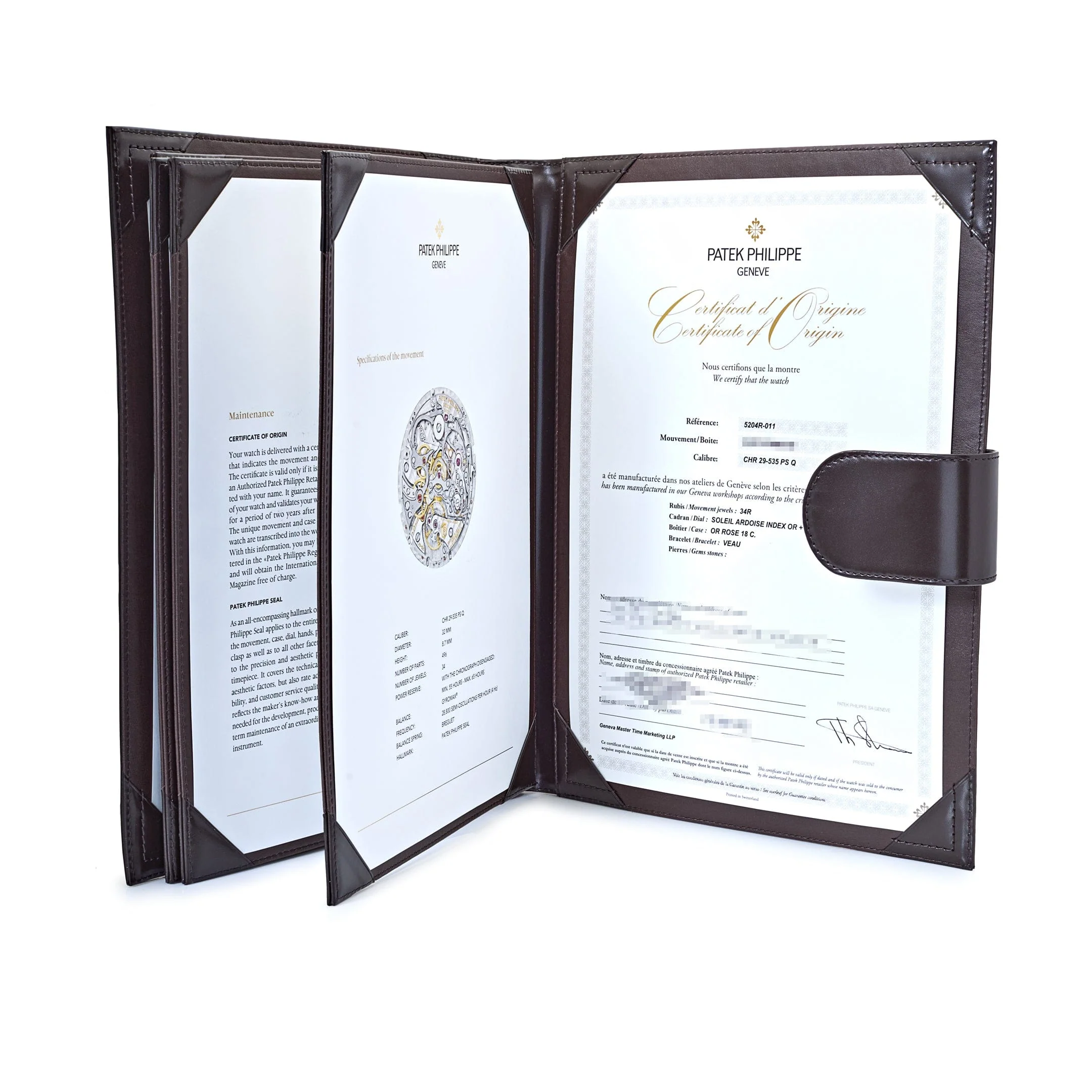 Patek Philippe Grand Complications 5204R-011 Perpetual Calendar Rose Gold