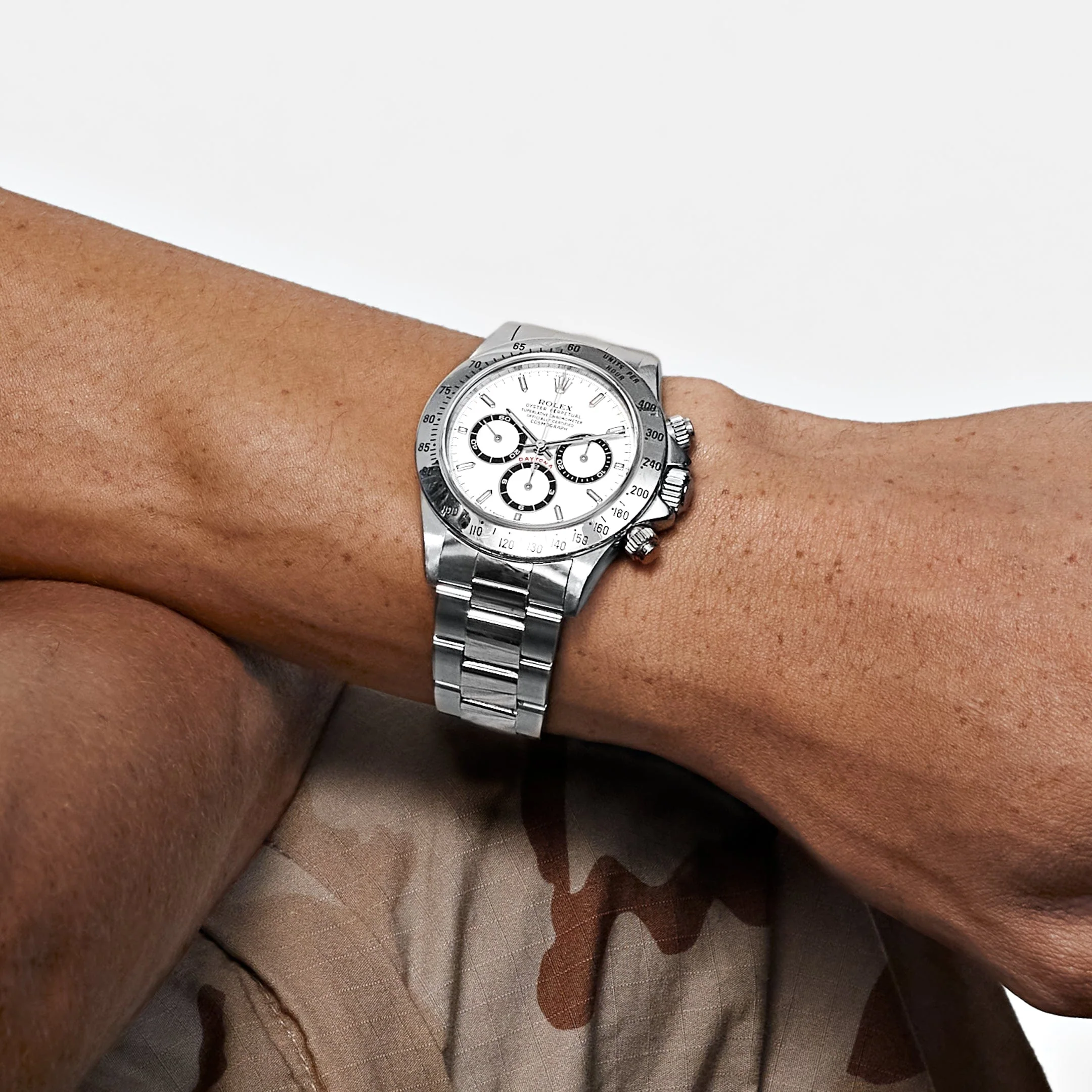 Rolex Daytona 16520 Stainless Steel White Dial Zenith Movement