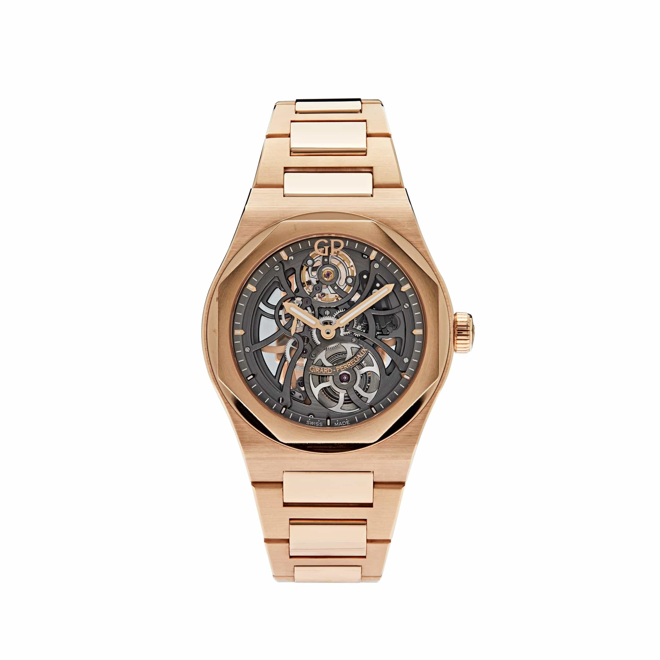 Girard Perregaux Laureato Skeleton 81015-52-002-52A Rose Gold