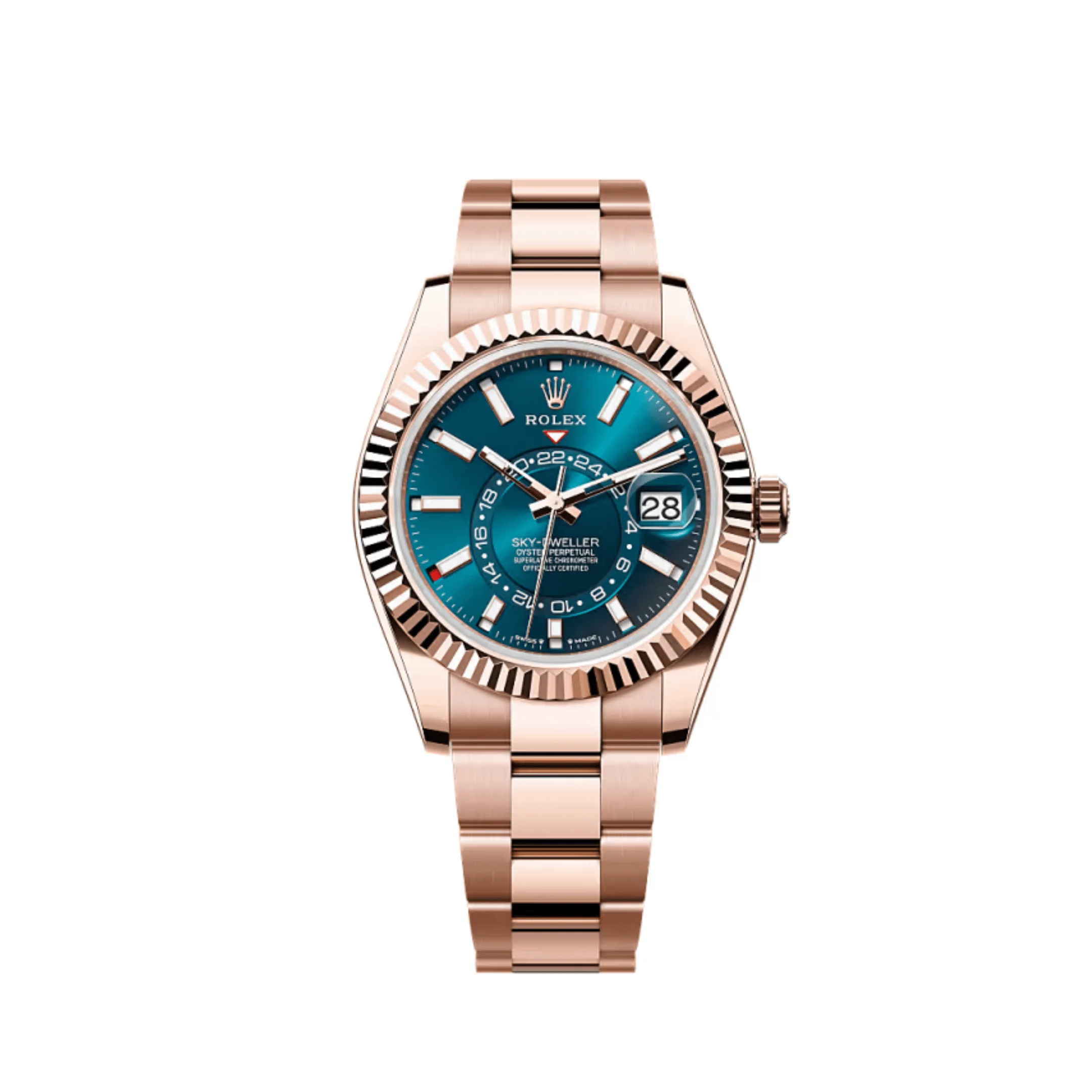 Rolex Sky-Dweller 336935 Rose Gold Blue-Green Dial (2023)