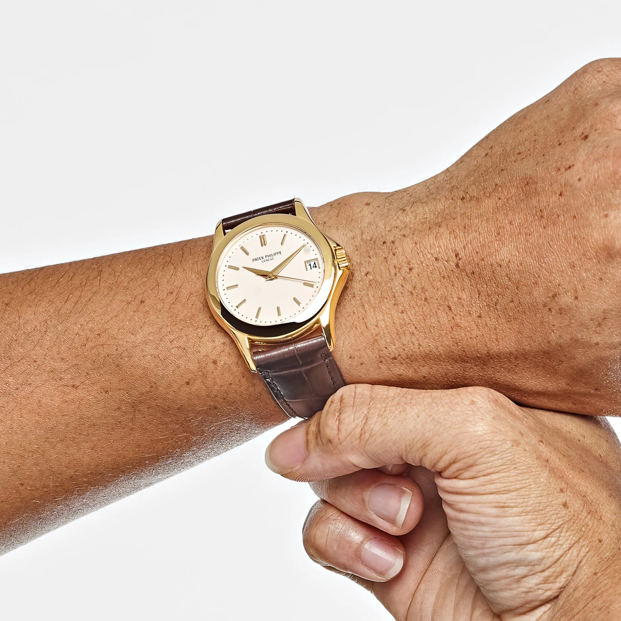 Patek Philippe Calatrava 5107J-001 Yellow Gold Opaline Dial